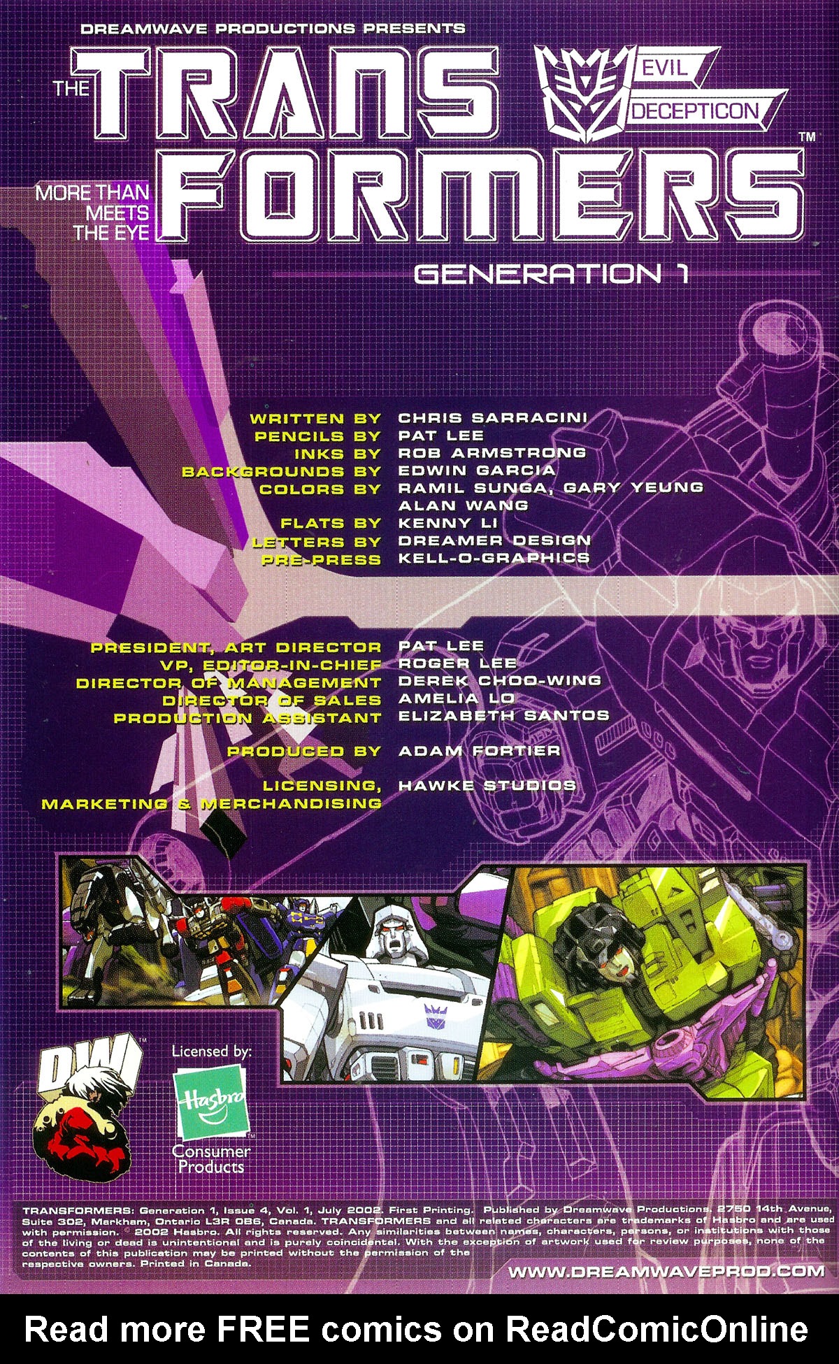 Read online Transformers: Generation 1 (2002) comic -  Issue #4 - 3