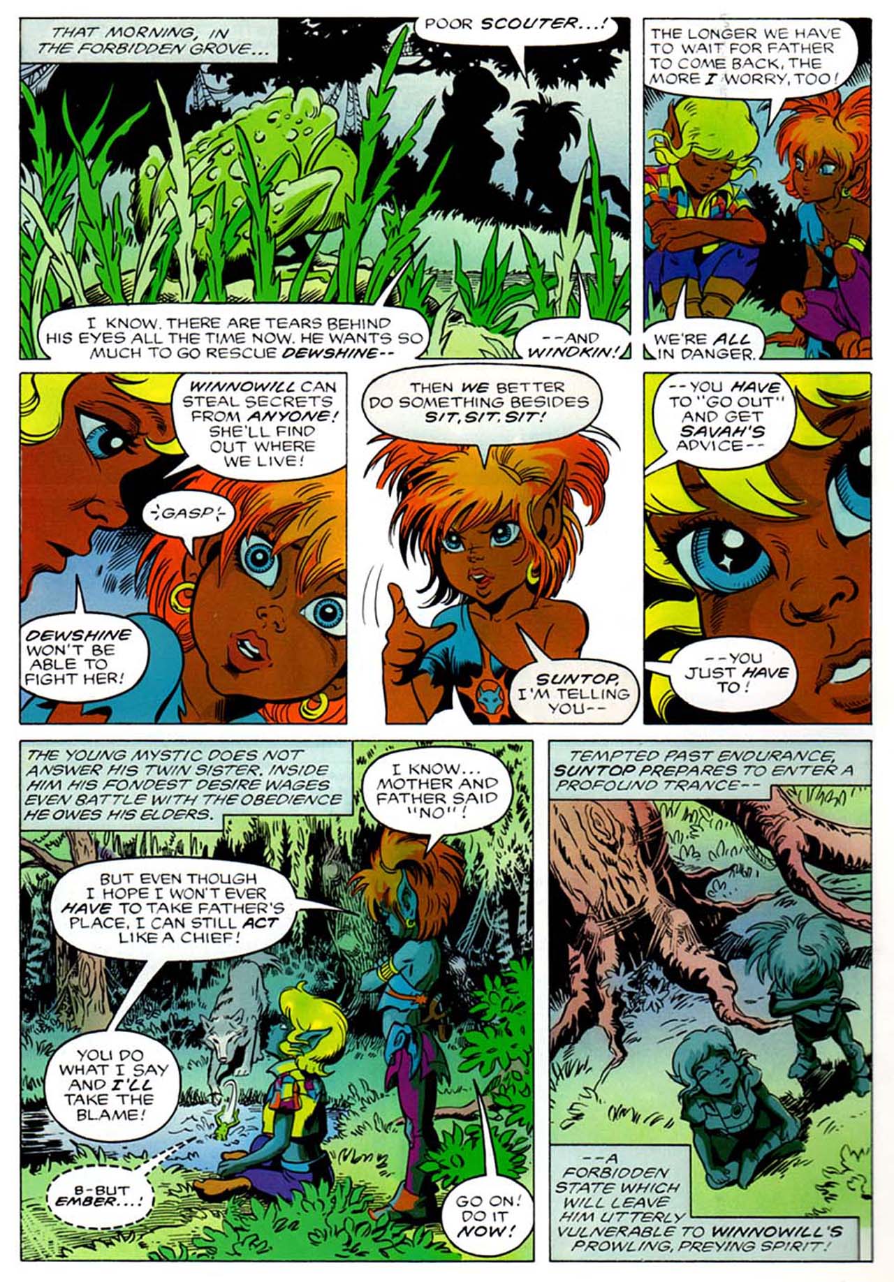 Read online ElfQuest: Siege at Blue Mountain comic -  Issue #3 - 5