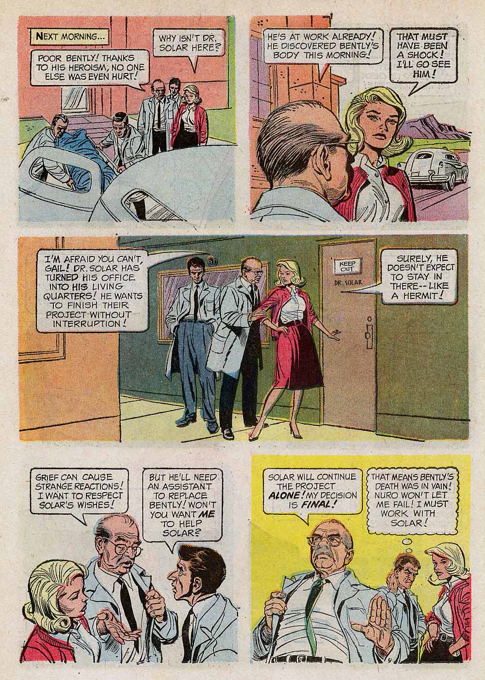 Read online Doctor Solar, Man of the Atom (1962) comic -  Issue #1 - 19