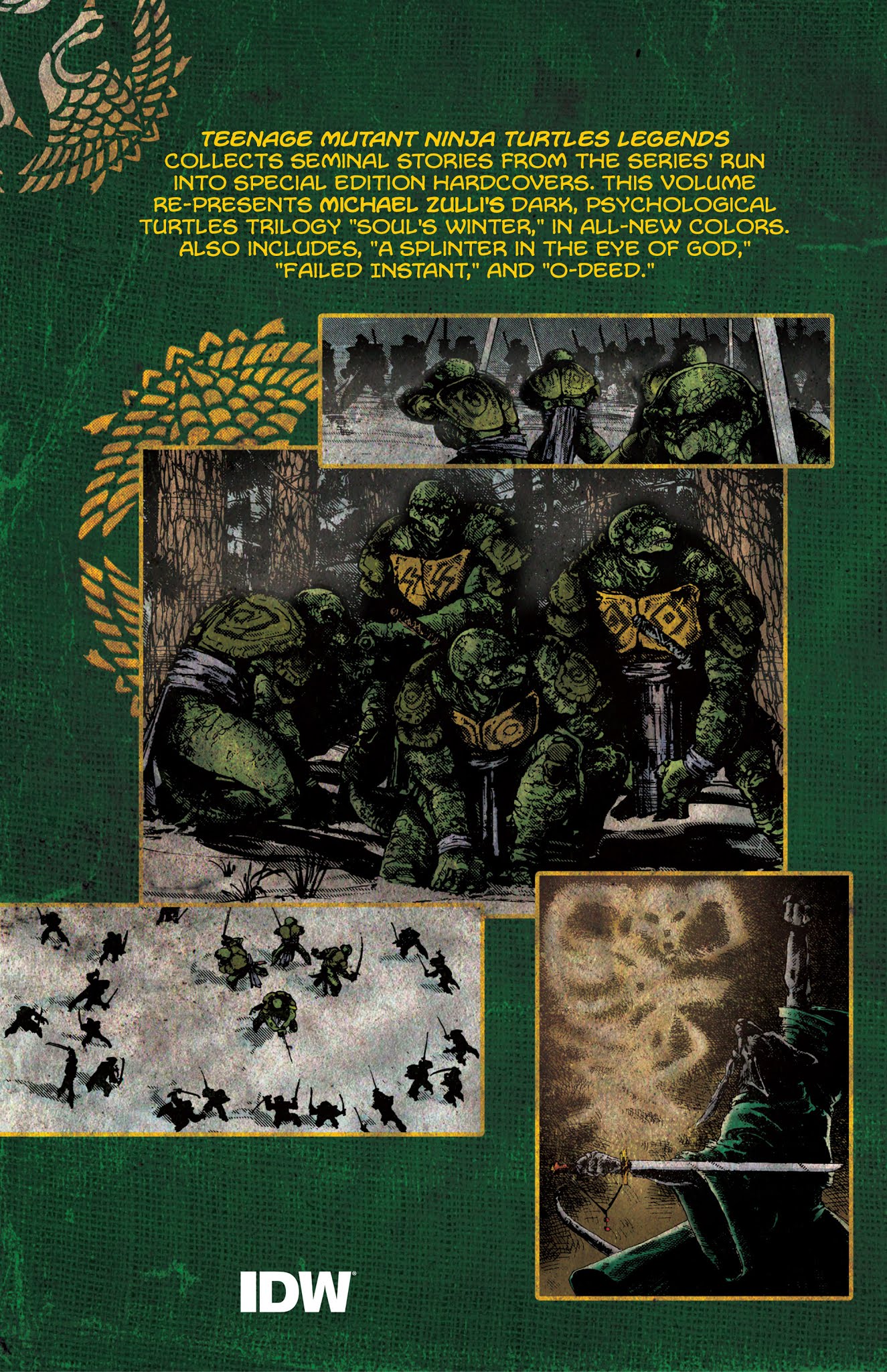 Read online Teenage Mutant Ninja Turtles Legends: Soul's Winter By Michael Zulli comic -  Issue # TPB - 105
