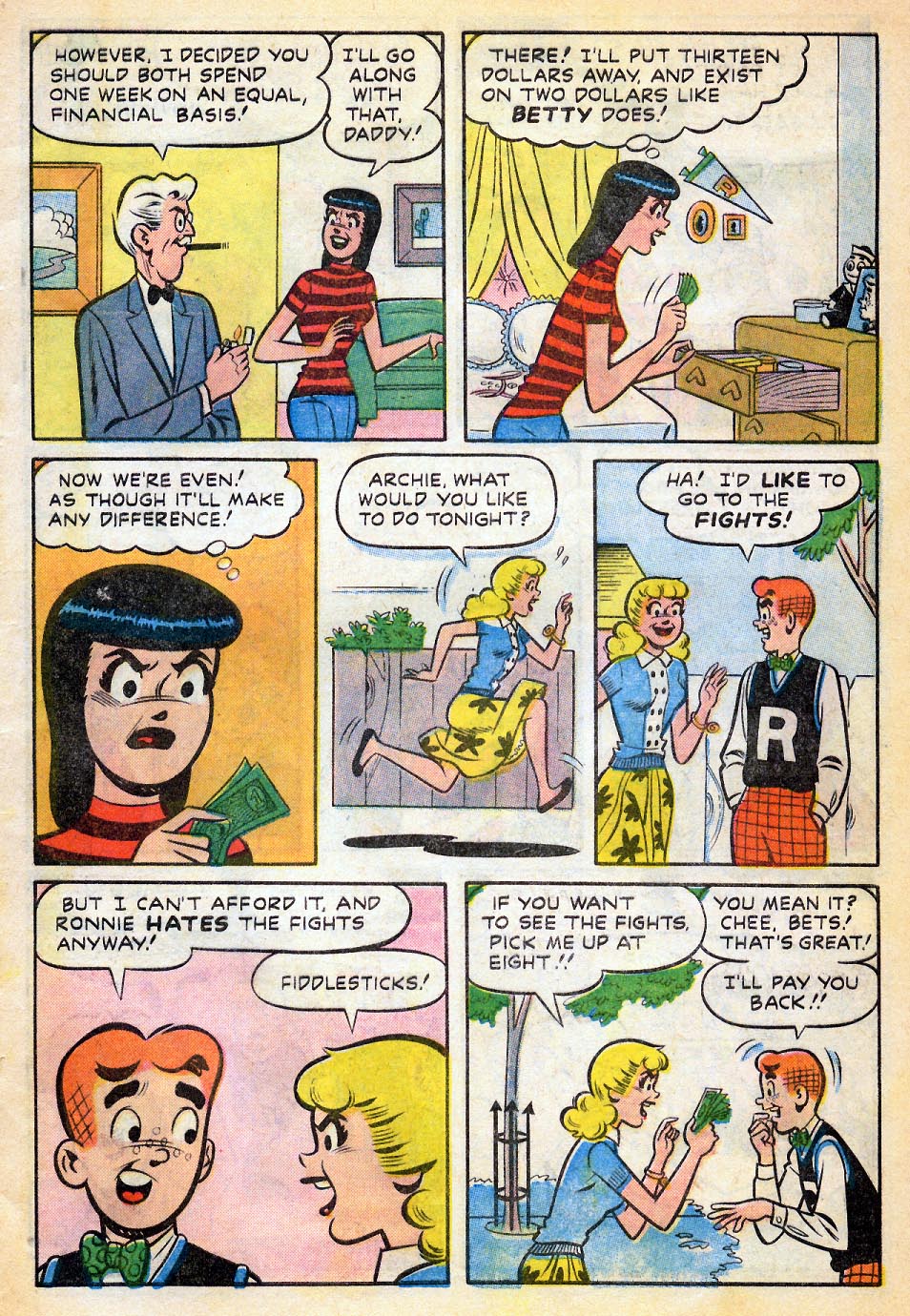 Read online Archie's Girls Betty and Veronica comic -  Issue #51 - 4