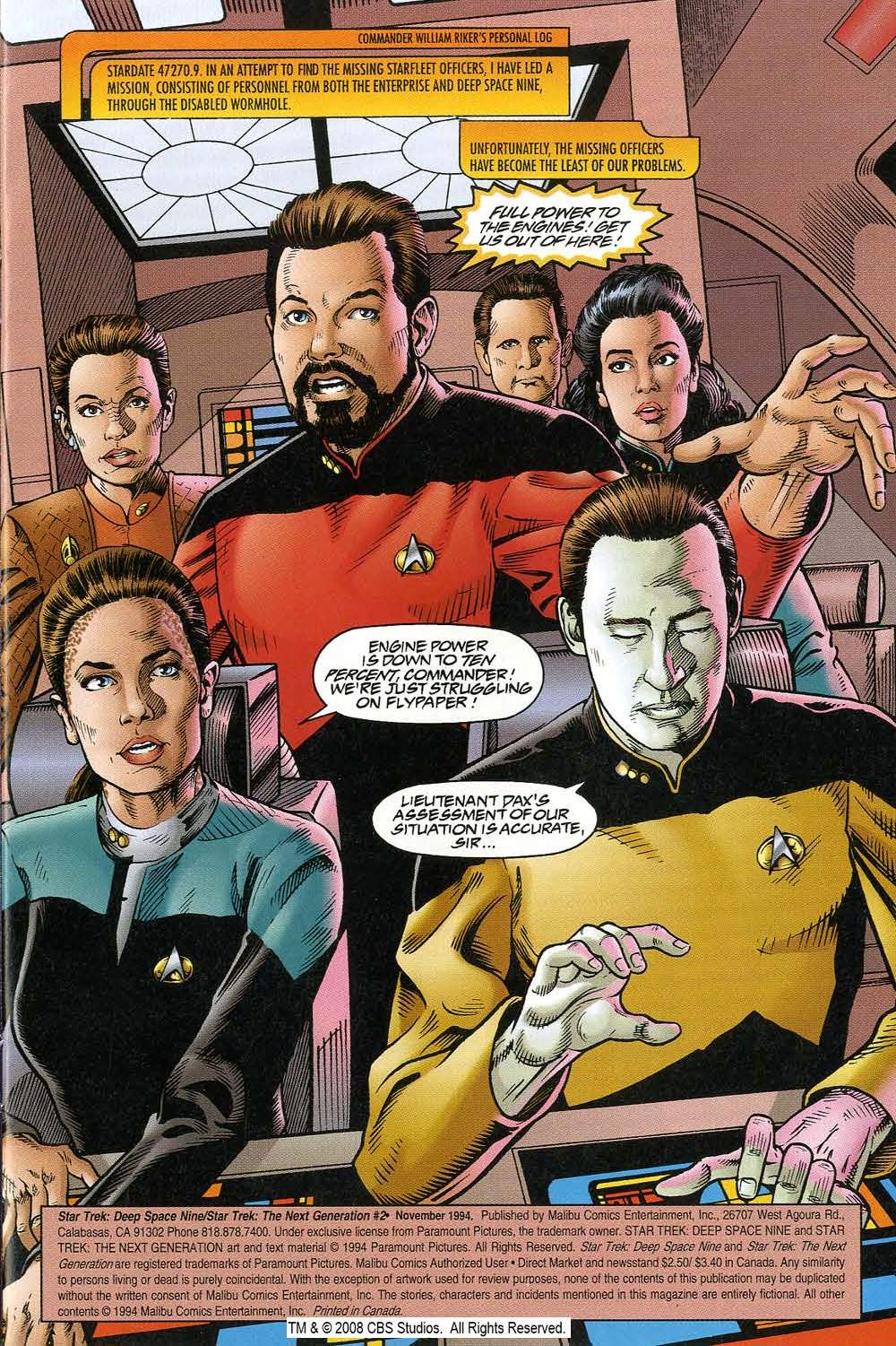 Read online Star Trek: Deep Space Nine/The Next Generation comic -  Issue #2 - 3