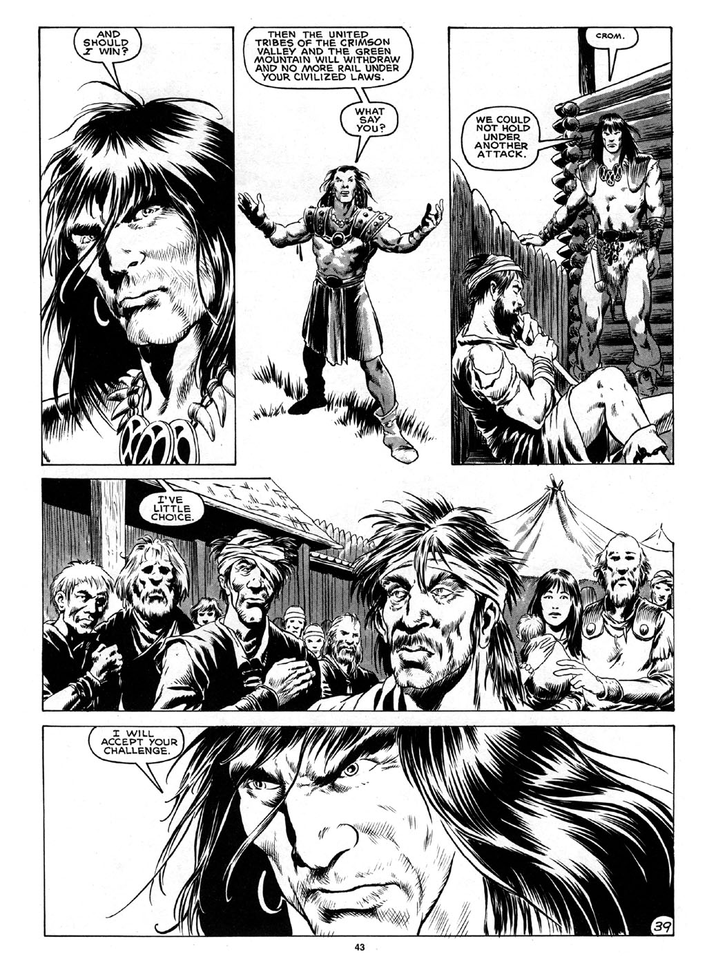 Read online The Savage Sword Of Conan comic -  Issue #163 - 44