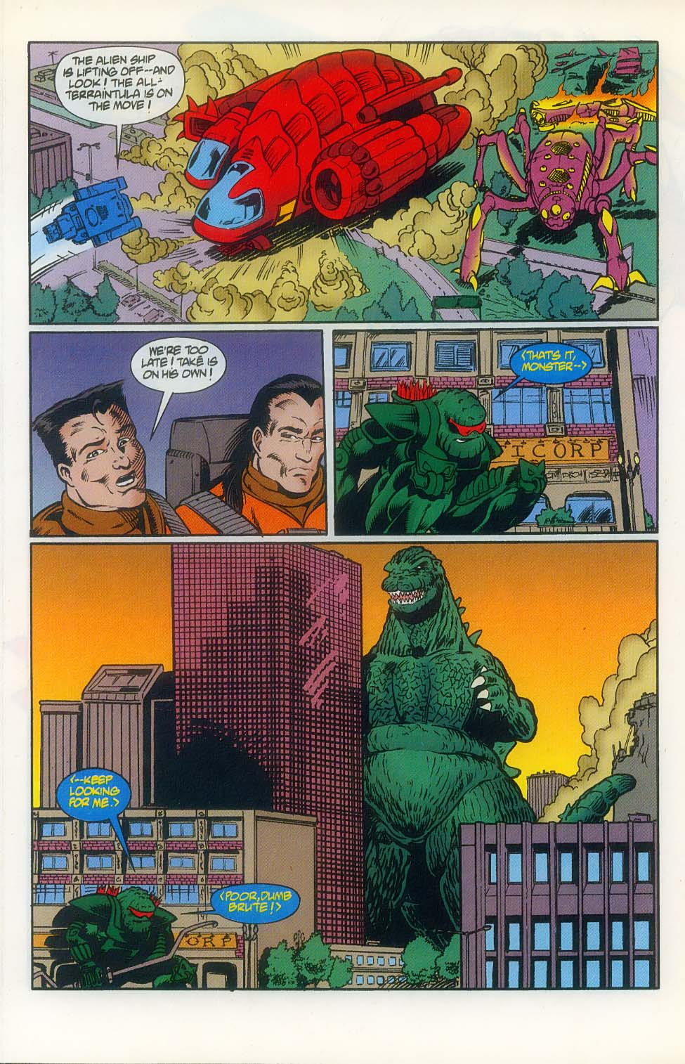 Read online Godzilla (1995) comic -  Issue #8 - 12