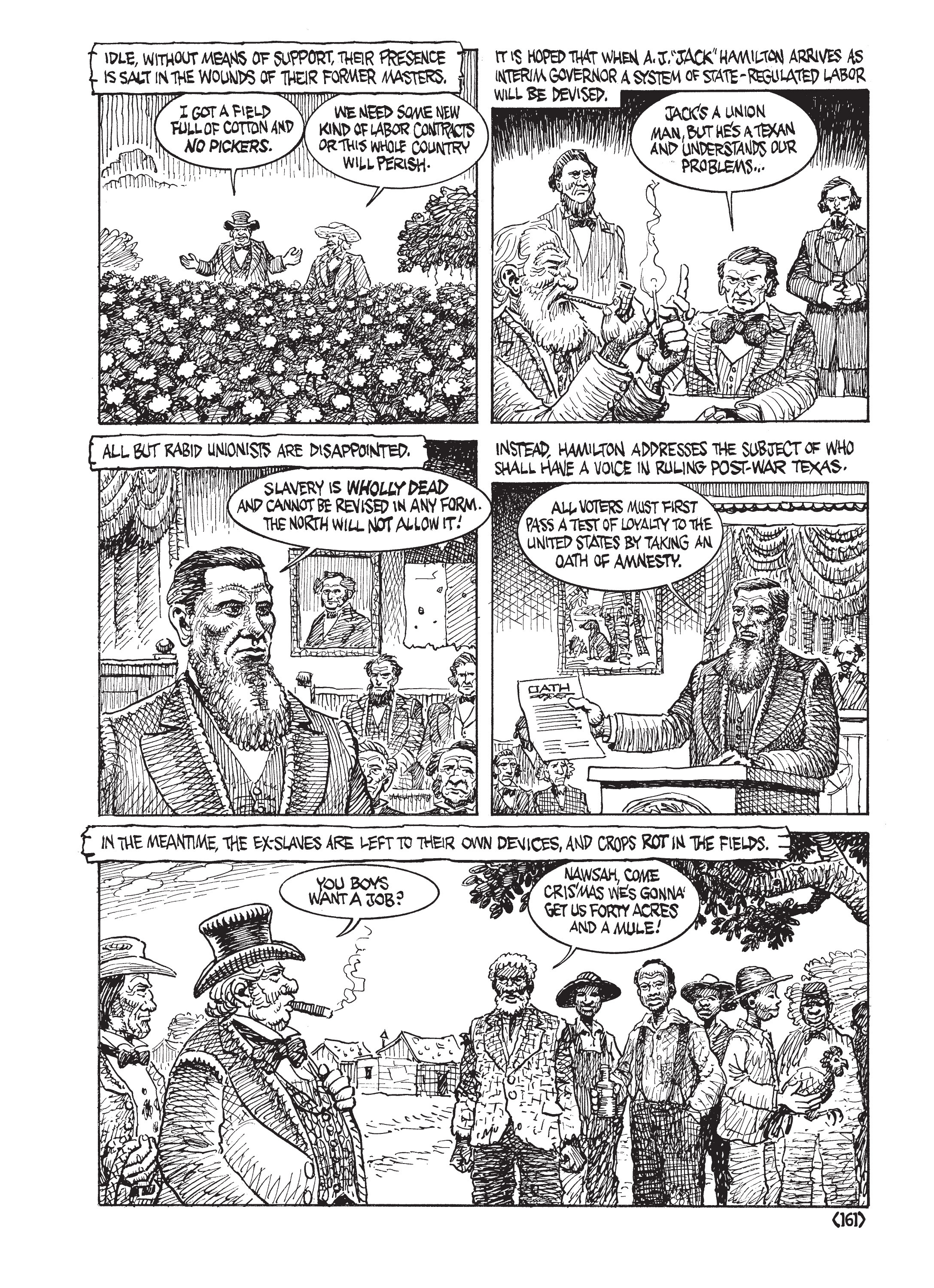 Read online Jack Jackson's American History: Los Tejanos and Lost Cause comic -  Issue # TPB (Part 2) - 61