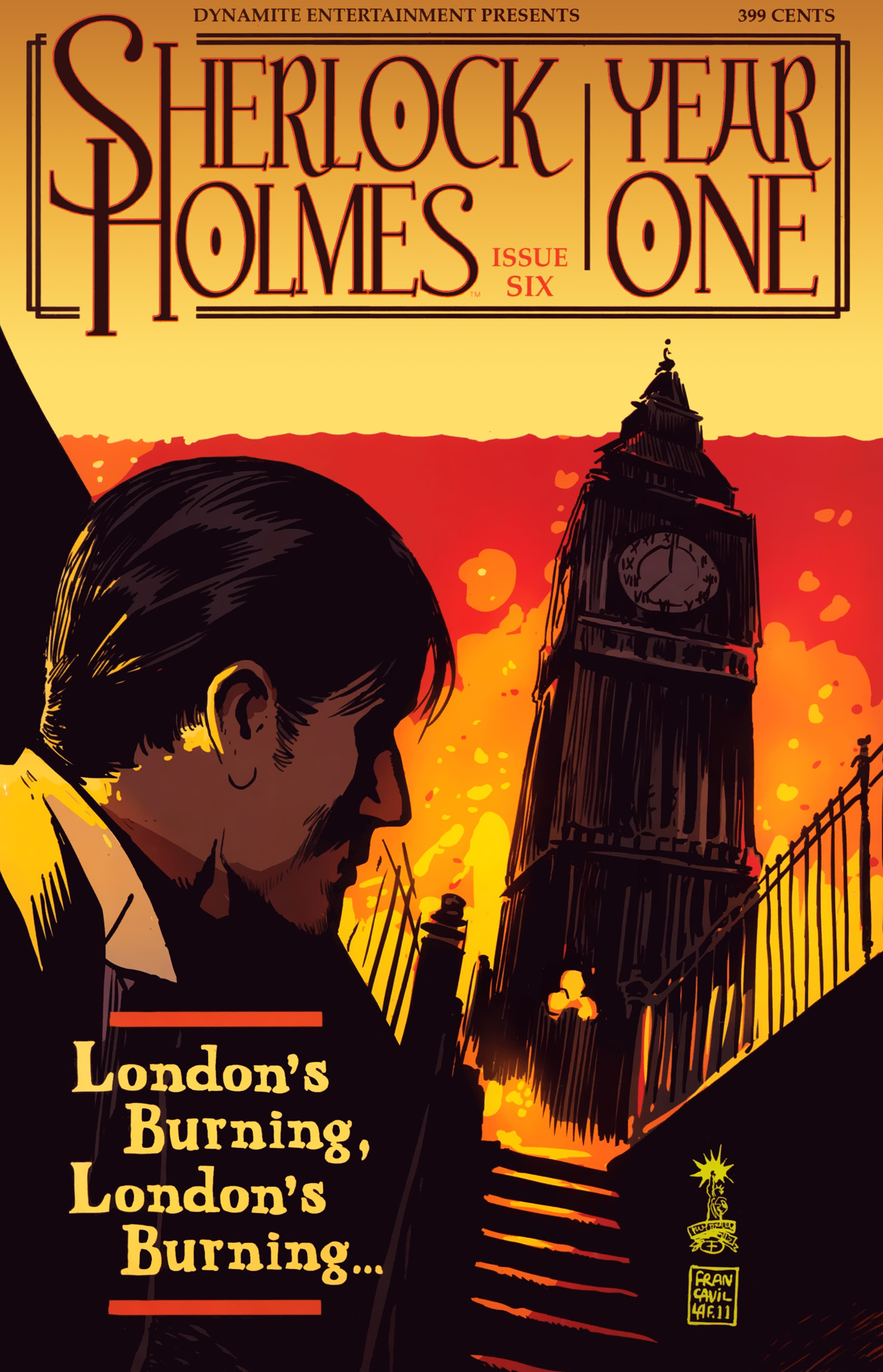 Read online Sherlock Holmes: Year One comic -  Issue #6 - 1