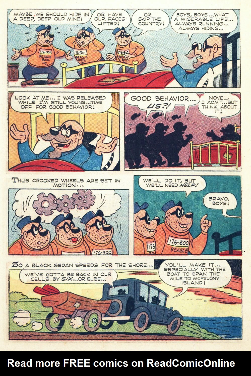 Read online Walt Disney THE BEAGLE BOYS comic -  Issue #6 - 6