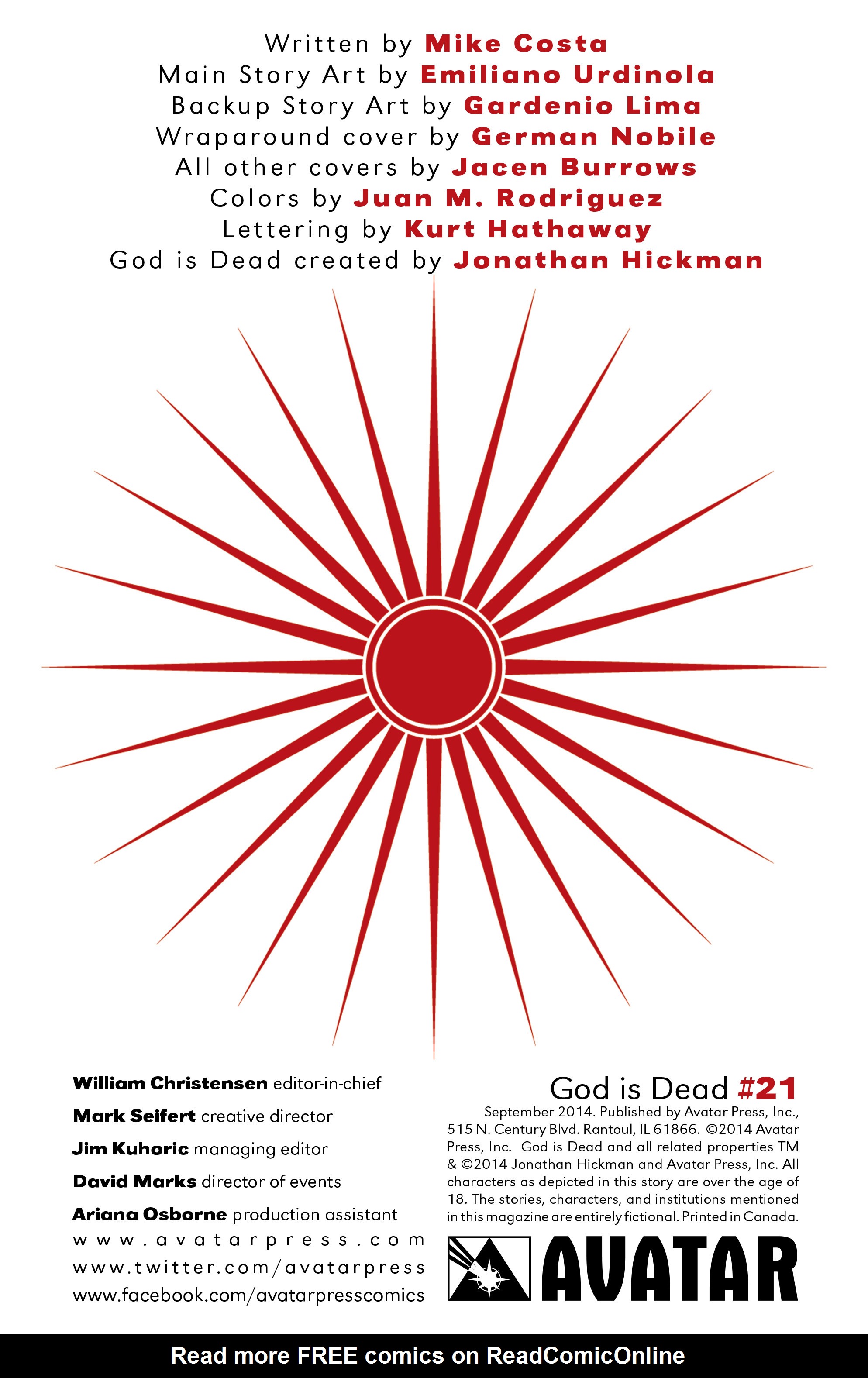 Read online God Is Dead comic -  Issue #21 - 6