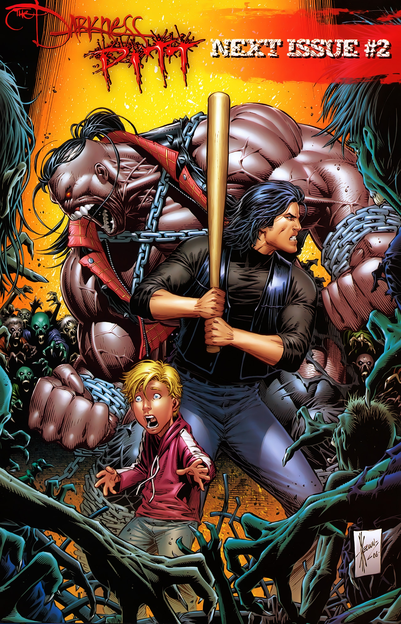 Read online The Darkness/Pitt comic -  Issue #1 - 28