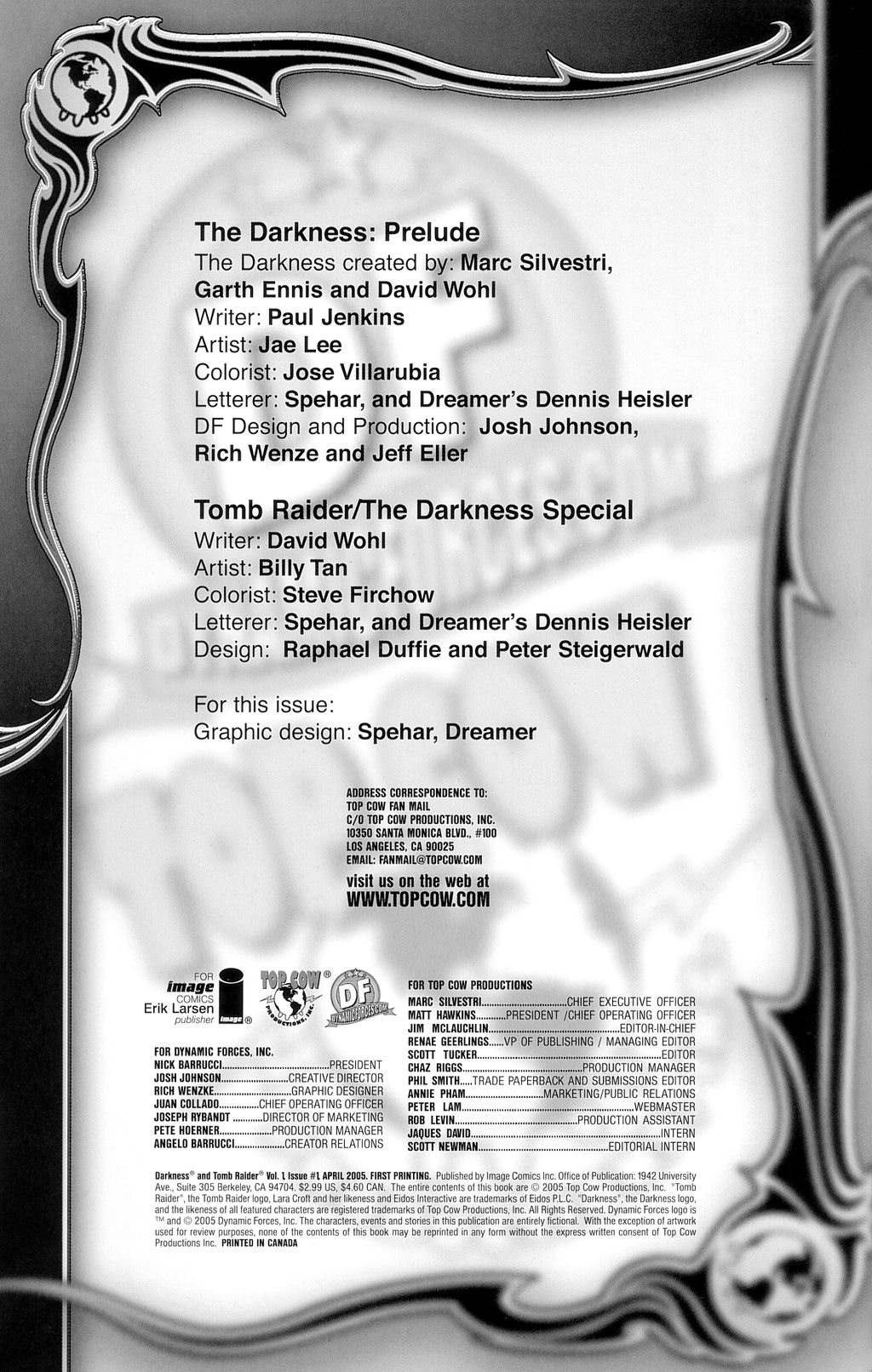 Read online The Darkness and Tomb Raider comic -  Issue # Full - 2