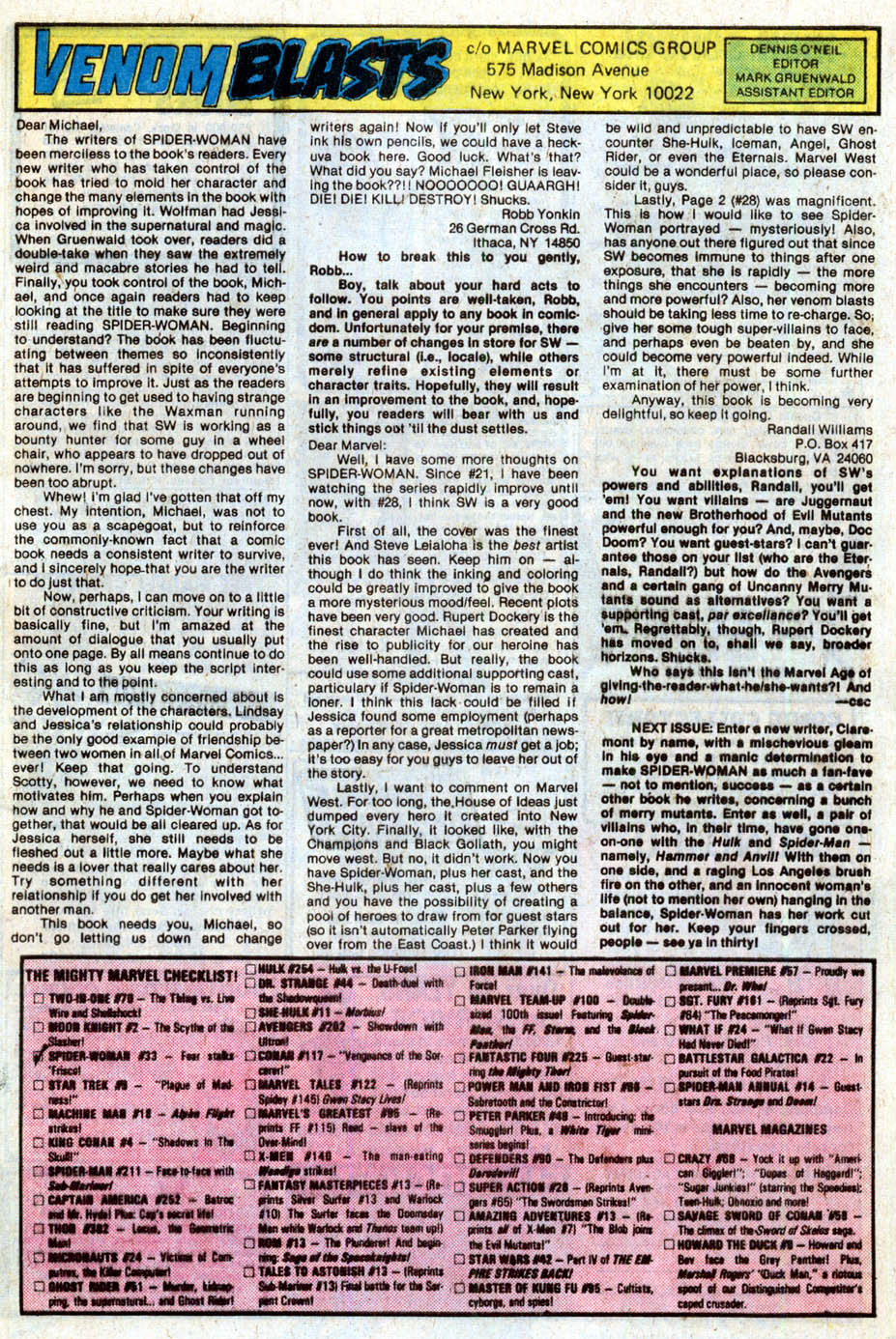 Read online Spider-Woman (1978) comic -  Issue #33 - 24