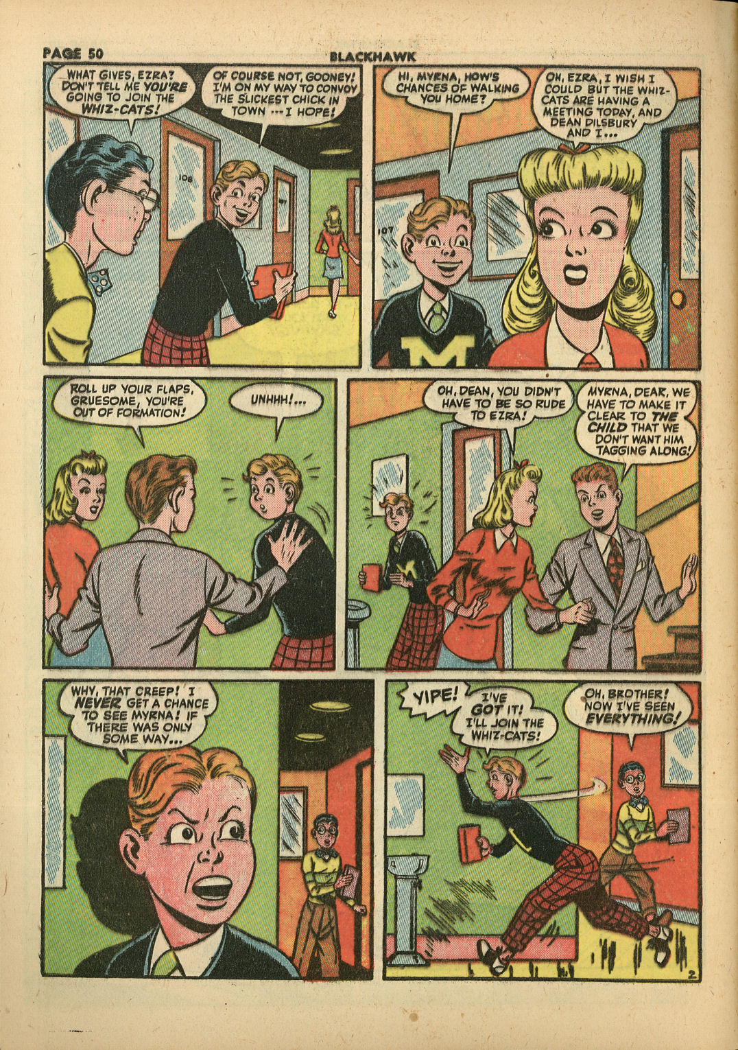 Read online Blackhawk (1957) comic -  Issue #9 - 52
