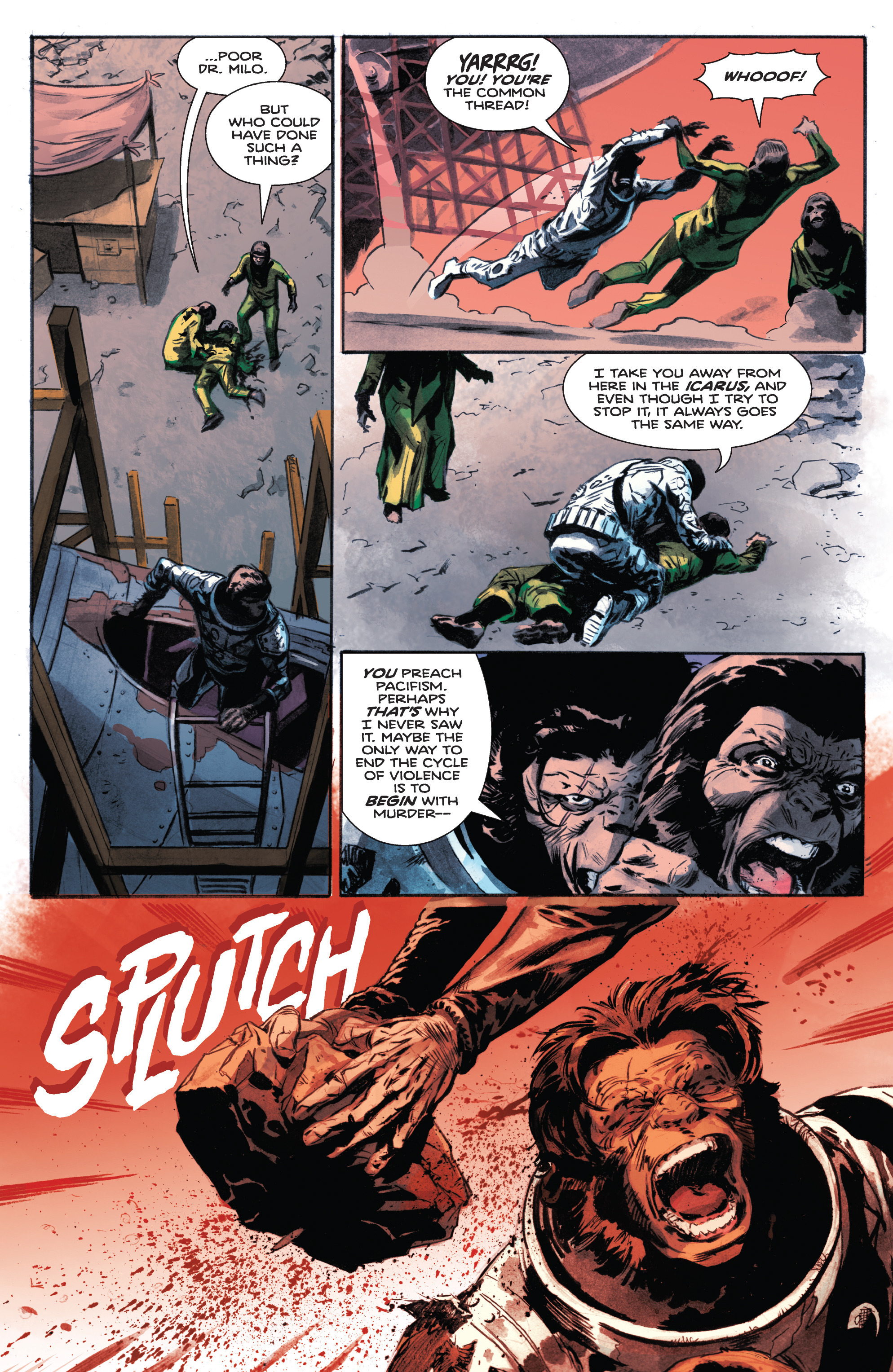 Read online Tarzan On the Planet of the Apes comic -  Issue #5 - 16