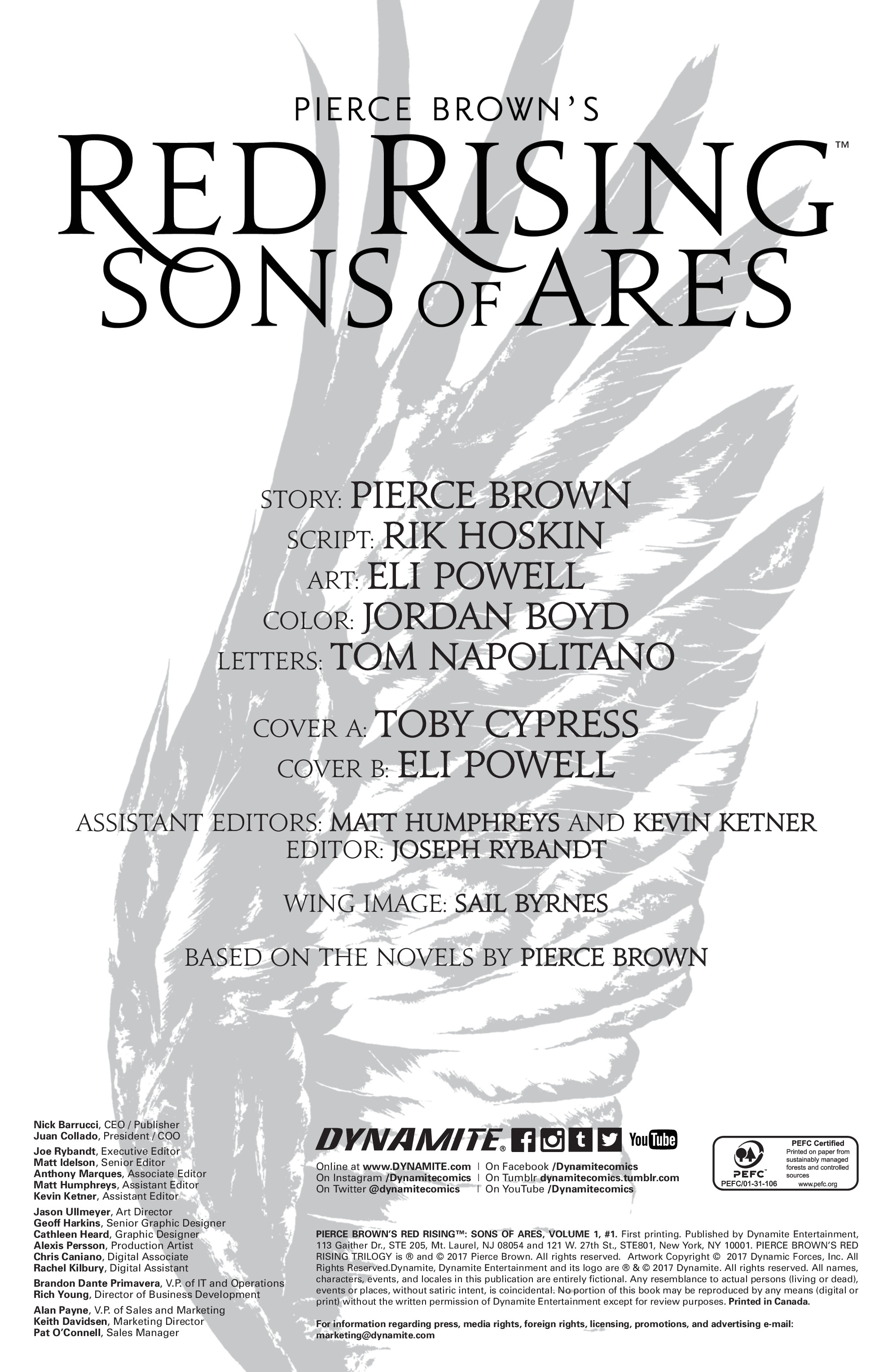Read online Pierce Brown's Red Rising: Son Of Ares comic -  Issue #1 - 3