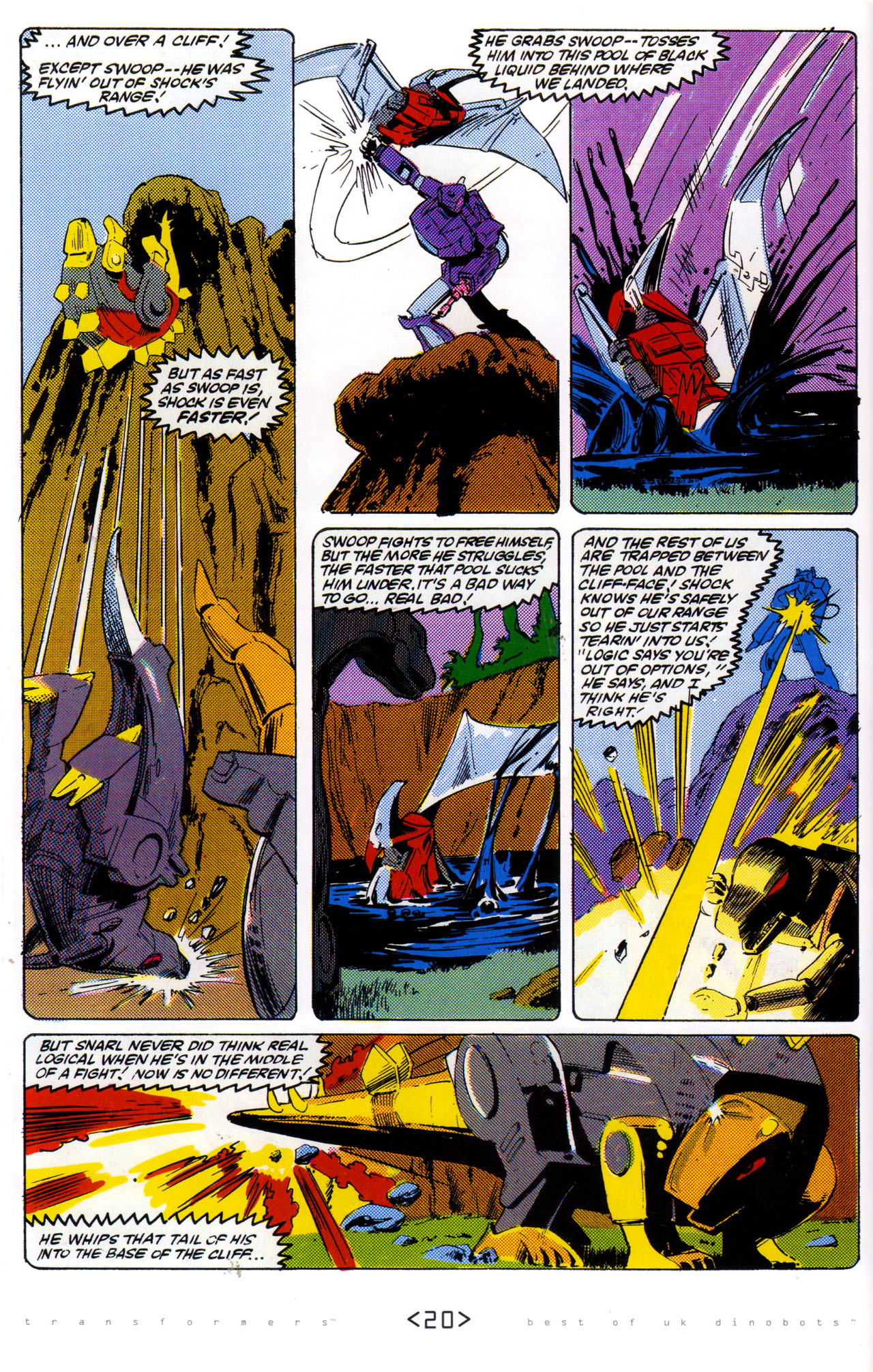 Read online The Transformers: Best of UK: Dinobots comic -  Issue #6 - 23