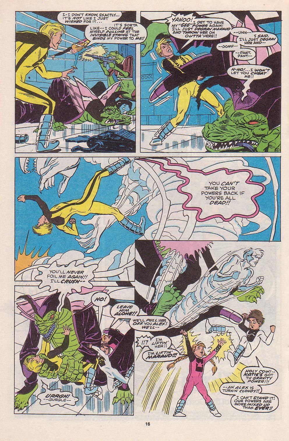 Read online Power Pack (1984) comic -  Issue #52 - 14