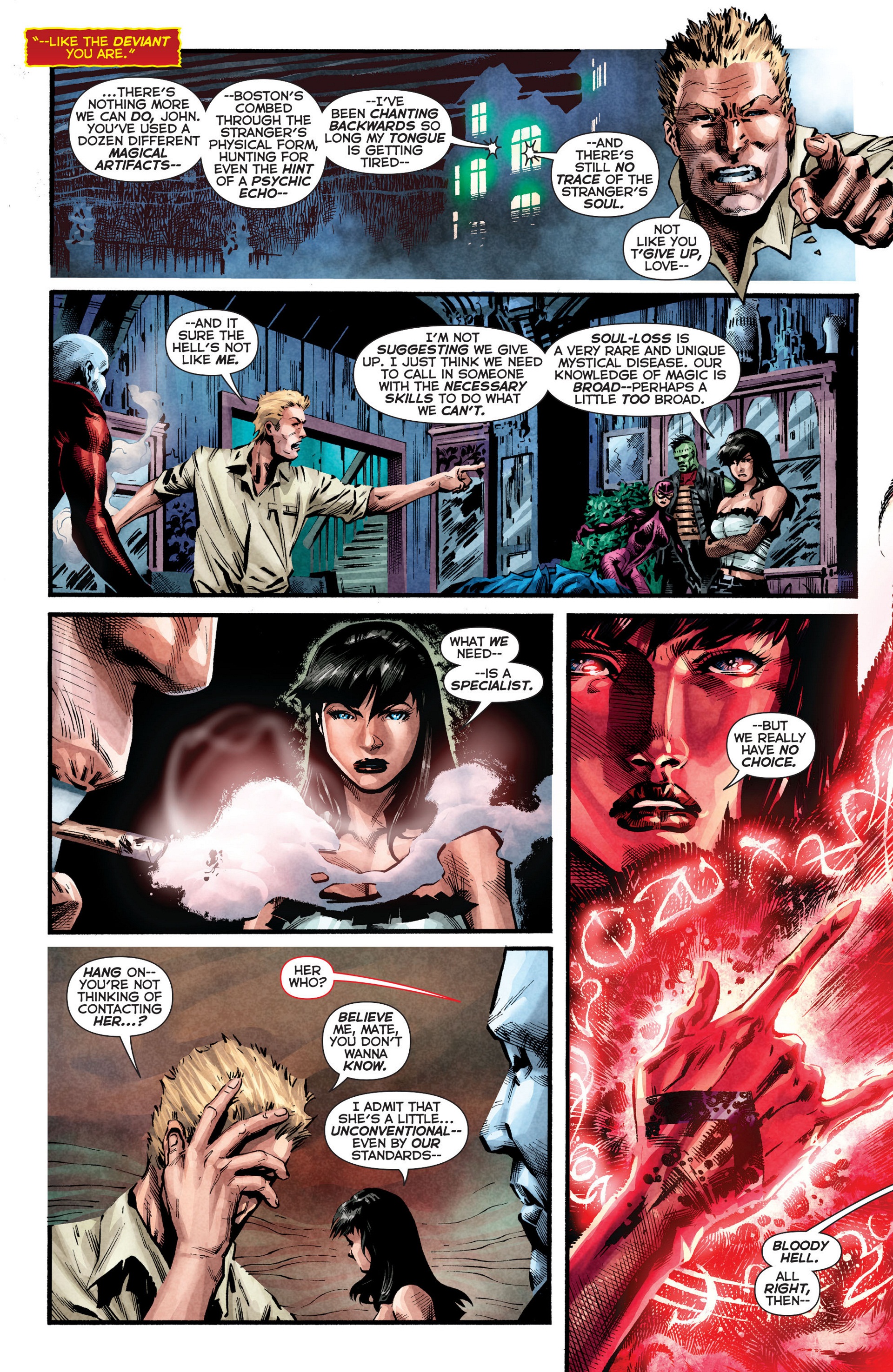 Read online Trinity of Sin: The Phantom Stranger comic -  Issue #8 - 9
