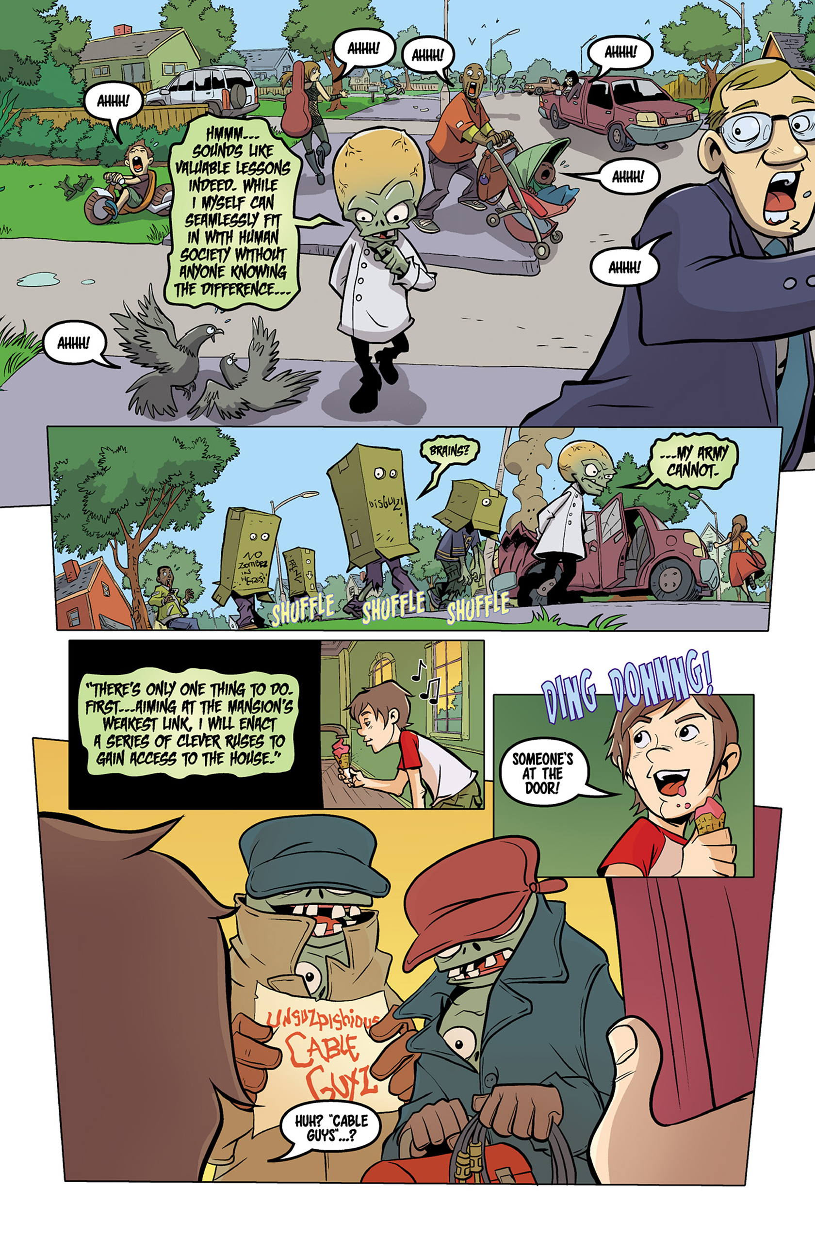 Read online Plants vs. Zombies: Grown Sweet Home comic -  Issue #4 - 15
