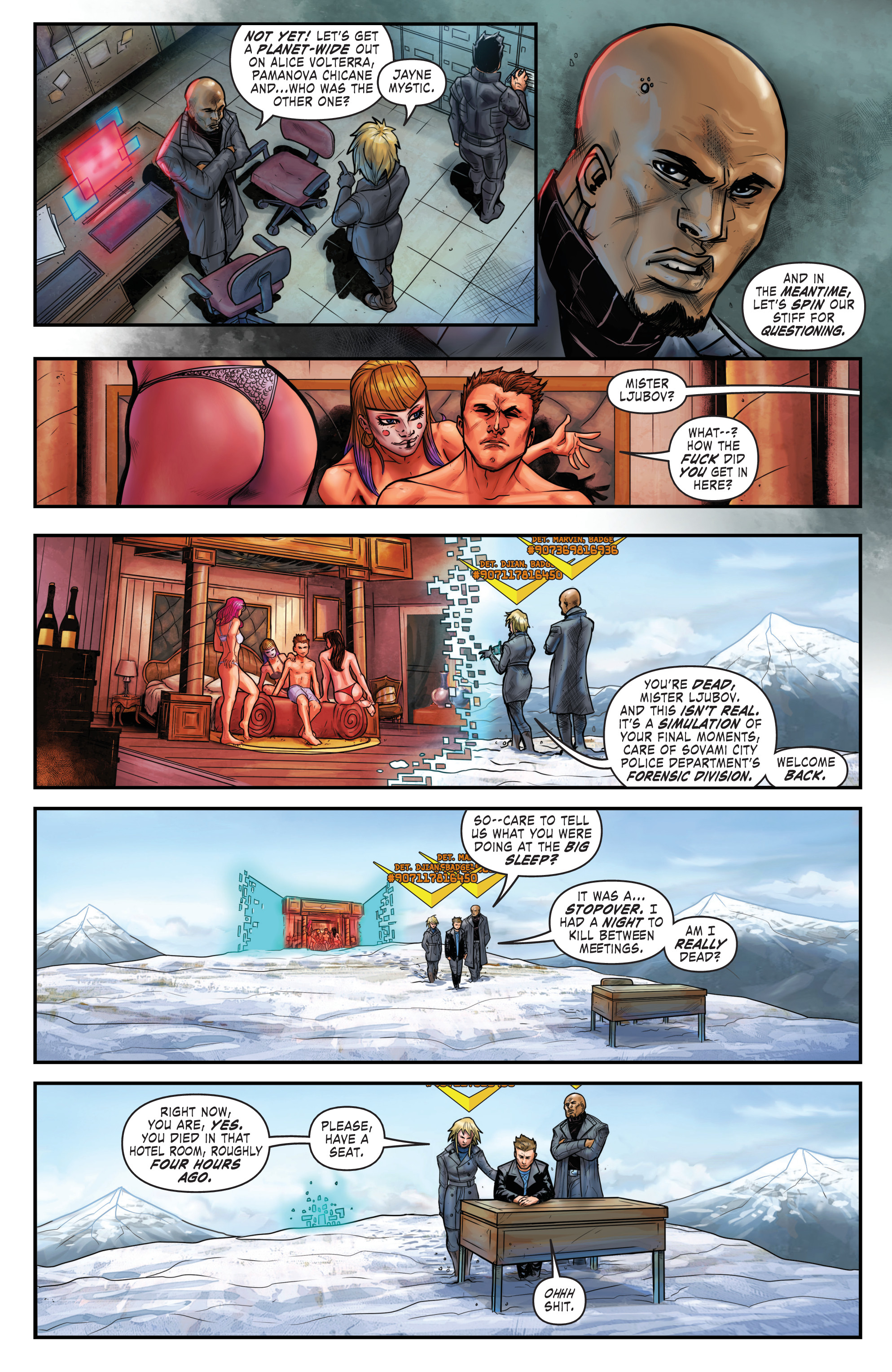 Read online Altered Carbon: Download Blues comic -  Issue # TPB - 16