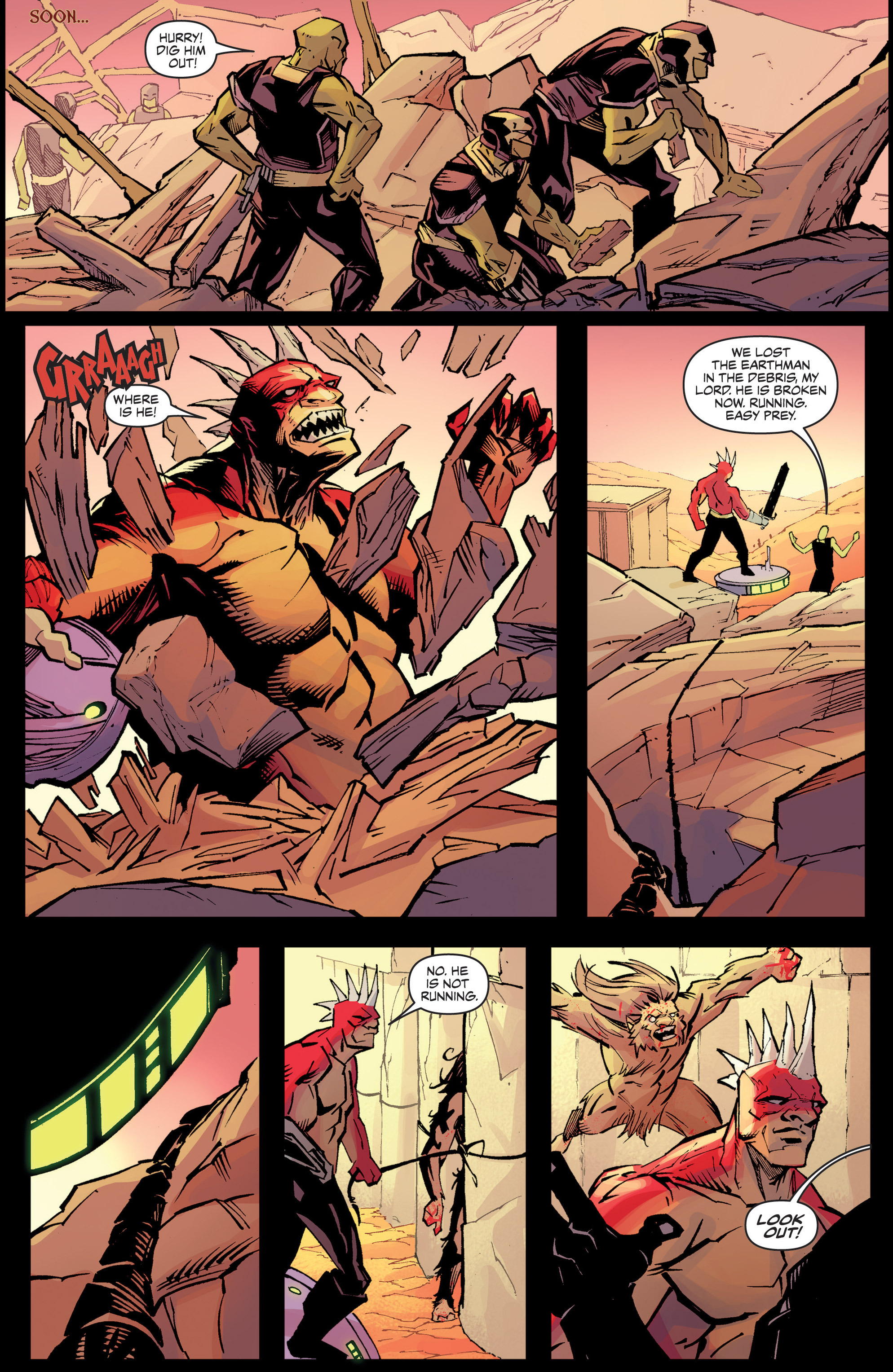 Read online Bigfoot: Sword of the Earthman (2015) comic -  Issue #6 - 10