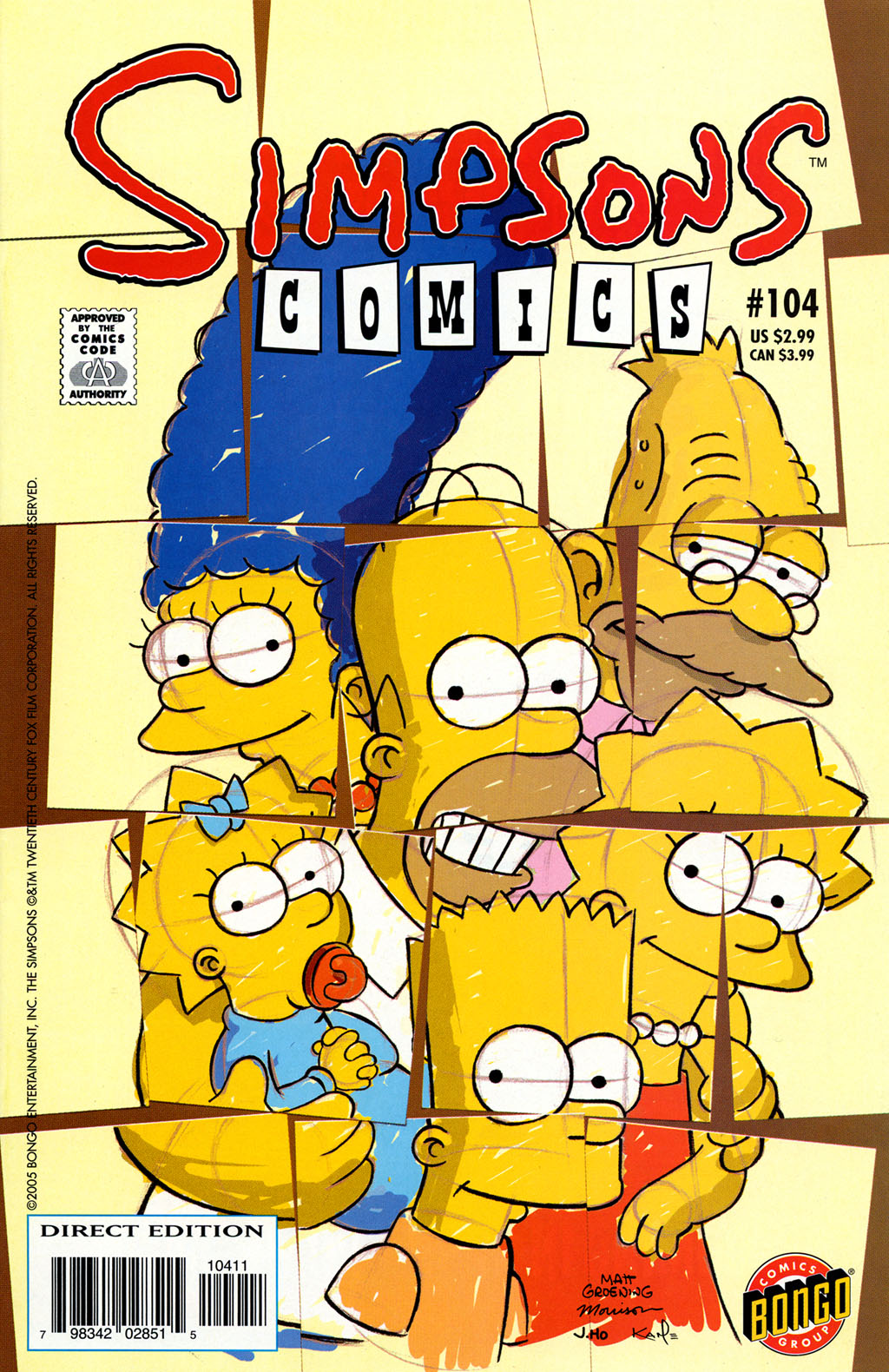 Read online Simpsons Comics comic -  Issue #104 - 1
