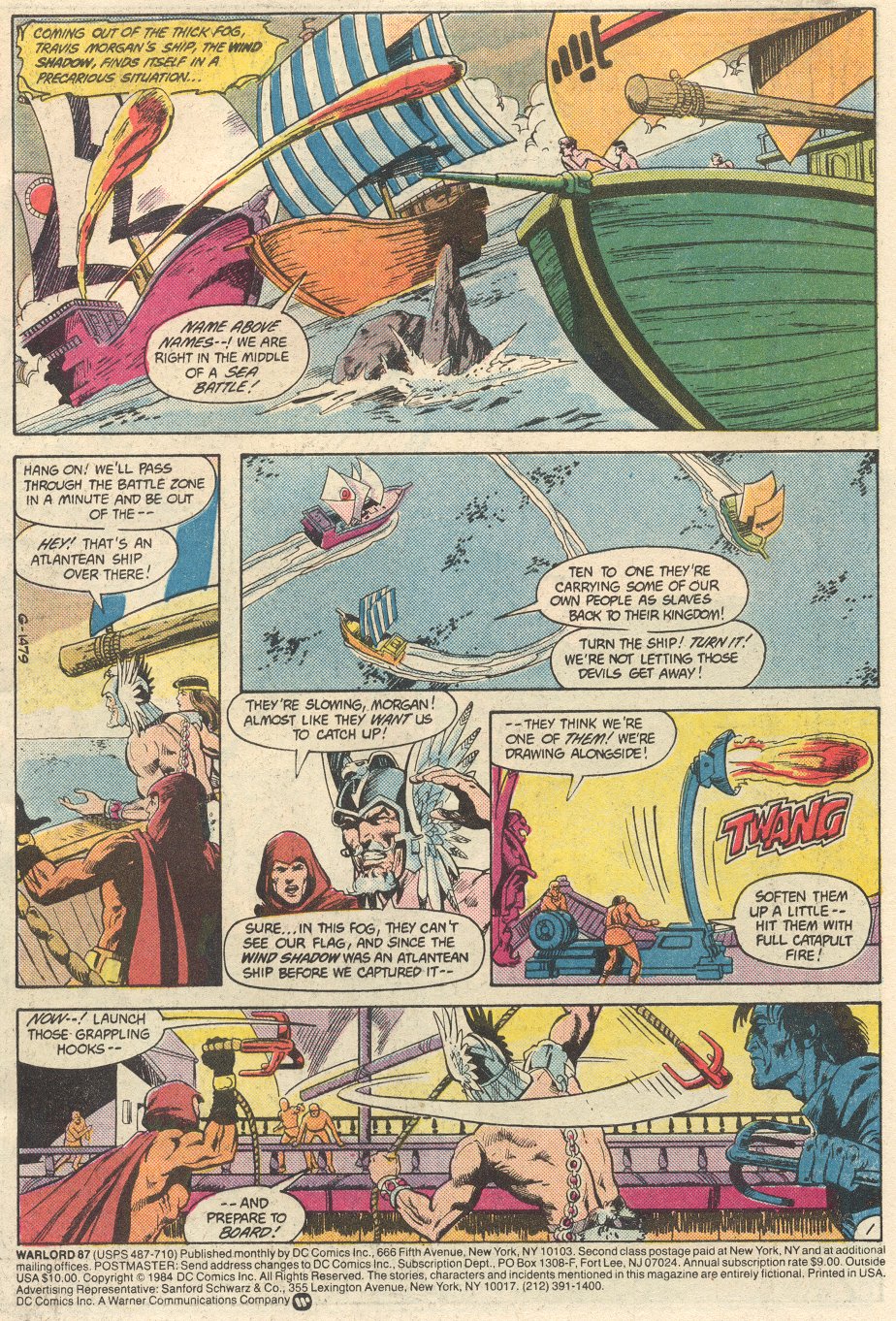 Read online Warlord (1976) comic -  Issue #87 - 2