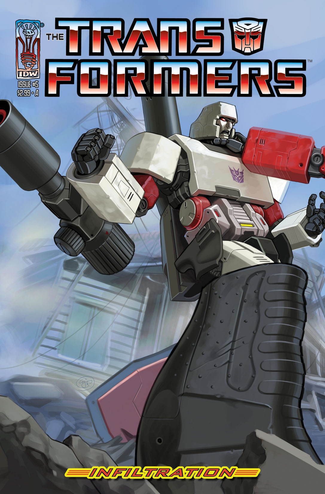 Read online The Transformers: Infiltration comic -  Issue #5 - 1