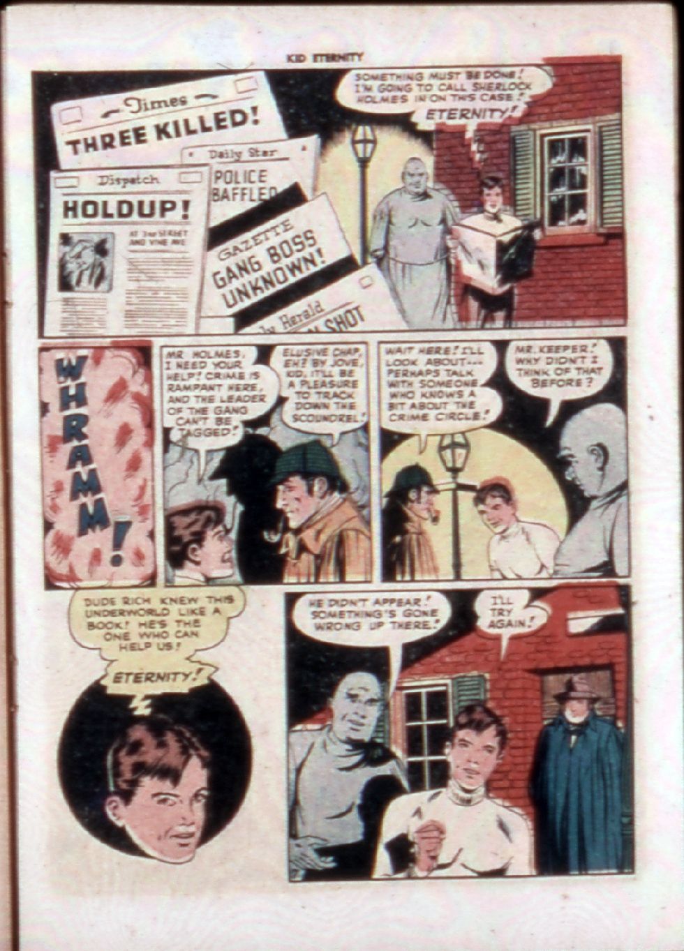Read online Kid Eternity (1946) comic -  Issue #10 - 21