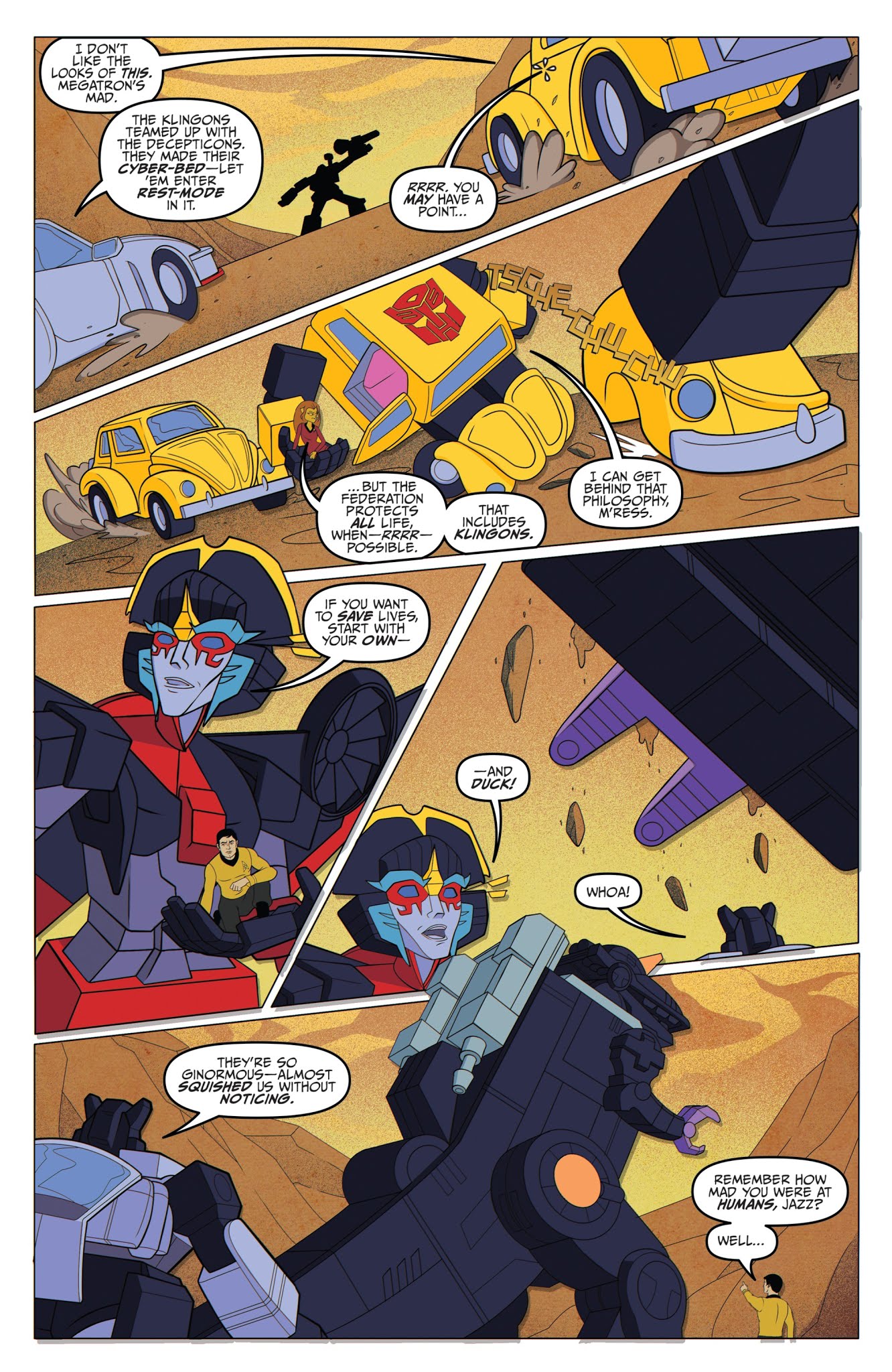 Read online Star Trek vs. Transformers comic -  Issue #4 - 7