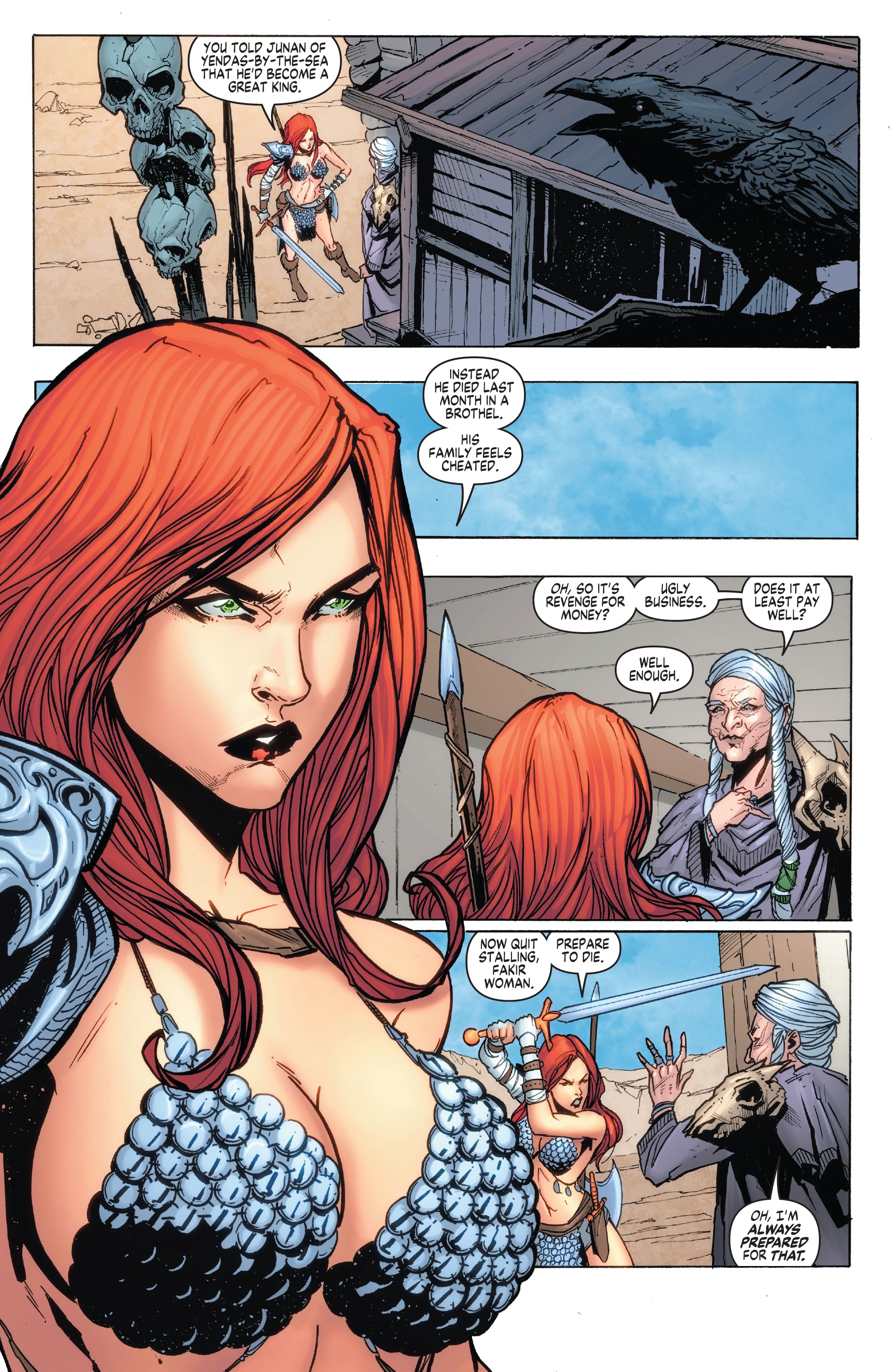 Read online Red Sonja Valentine's Special One-Shot comic -  Issue # Full - 6