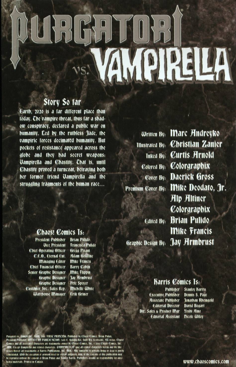 Read online Purgatori vs. Vampirella comic -  Issue # Full - 2