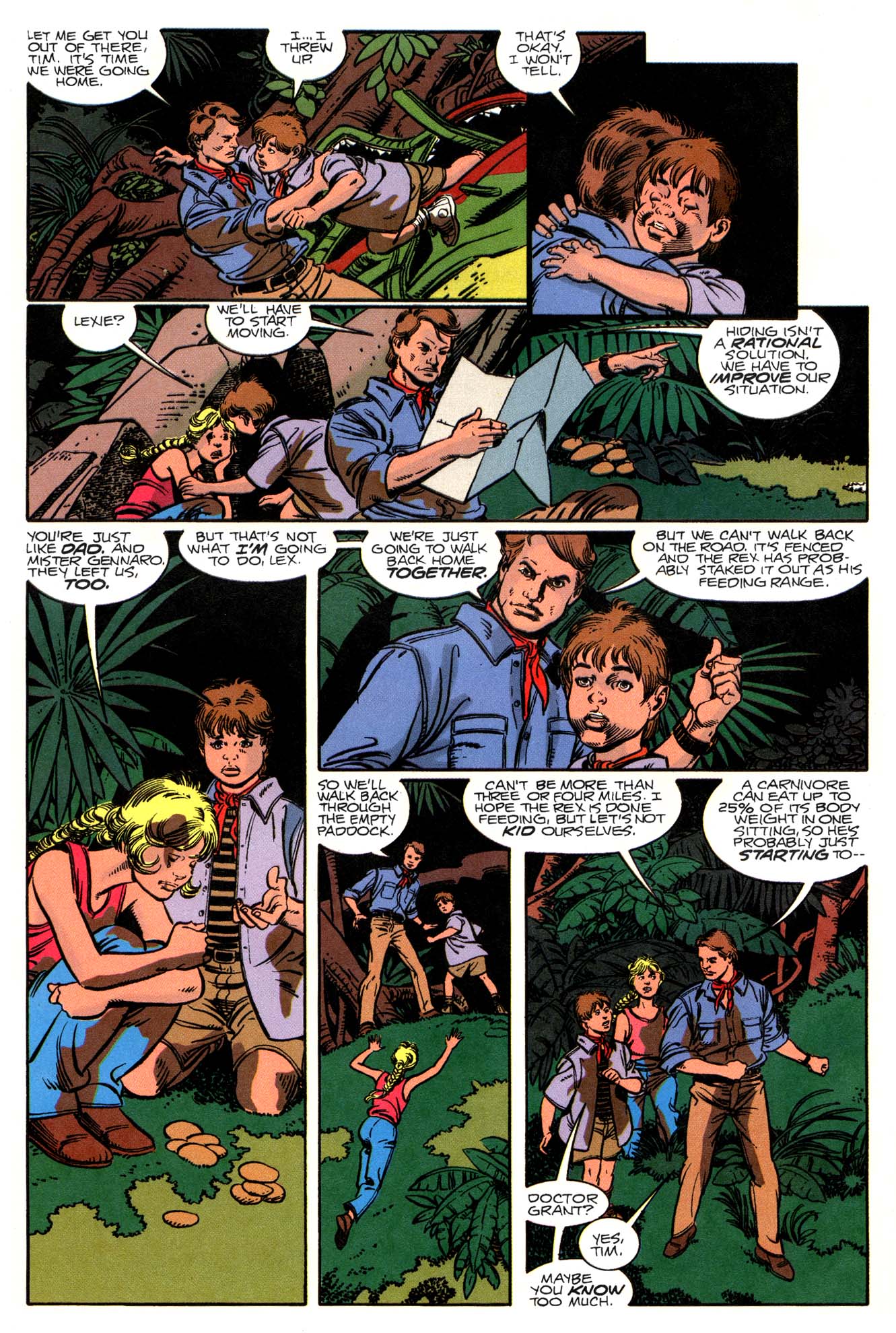 Read online Jurassic Park (1993) comic -  Issue #4 - 8