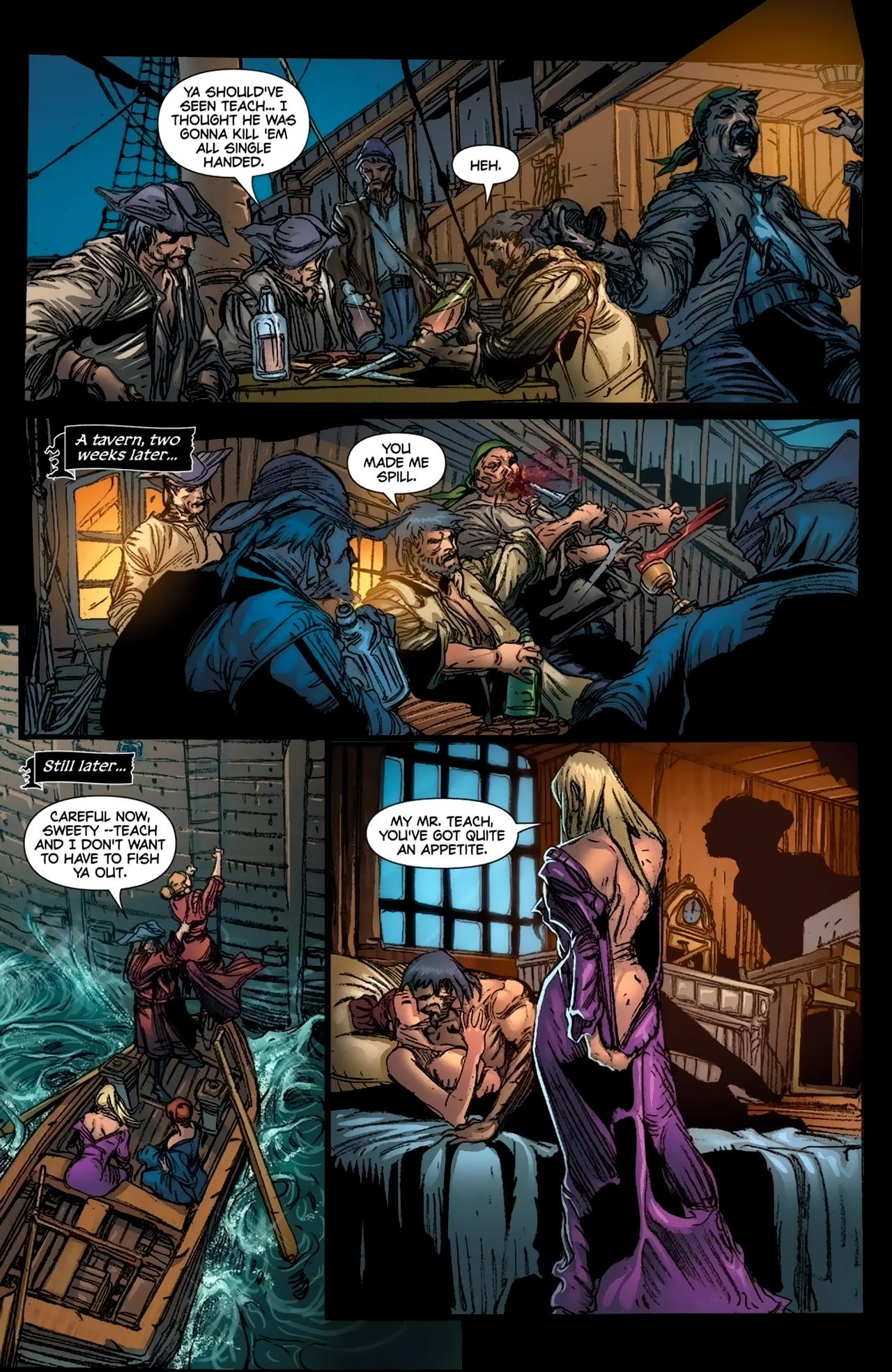Read online Blackbeard: Legend of the Pyrate King comic -  Issue #3 - 18