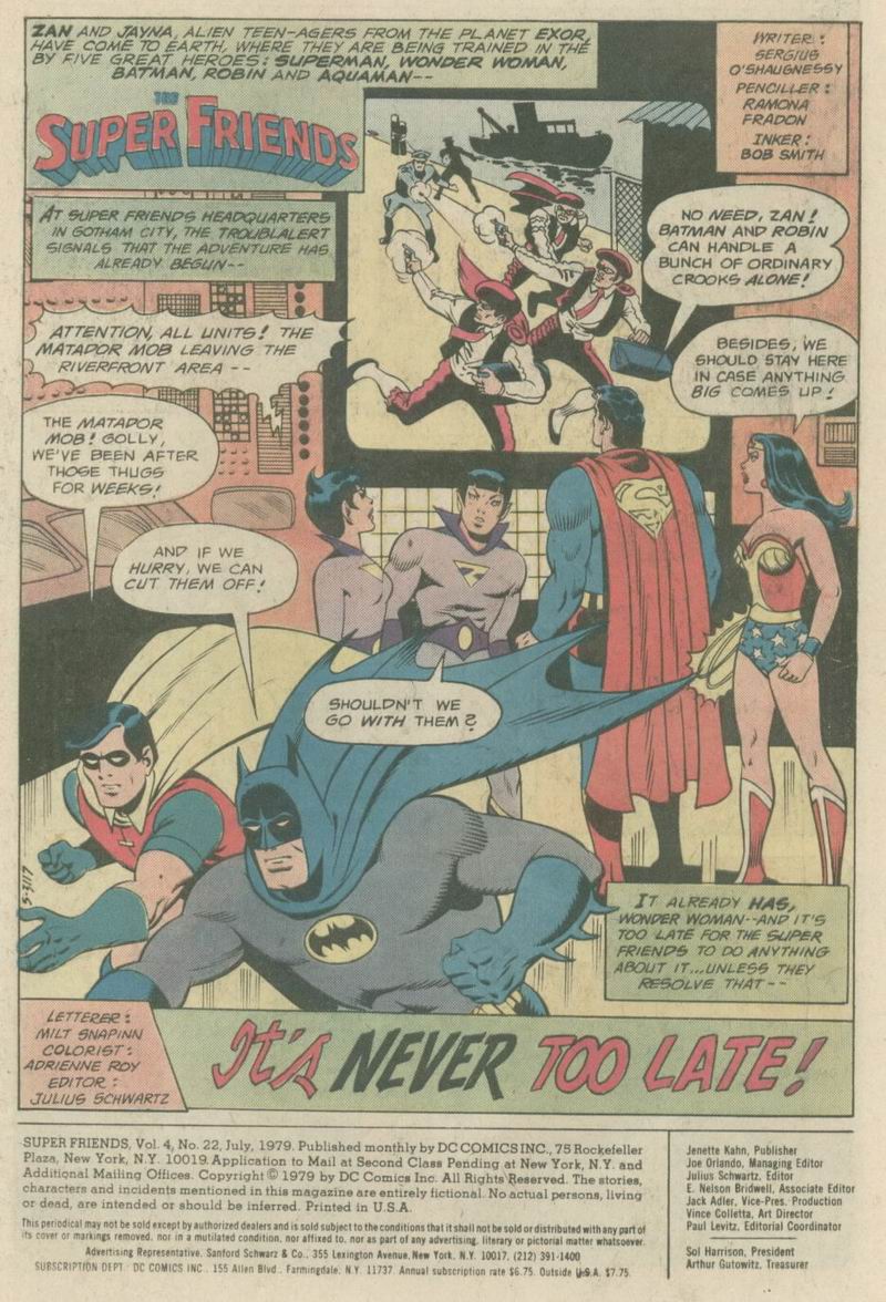 Read online The Super Friends comic -  Issue #22 - 2