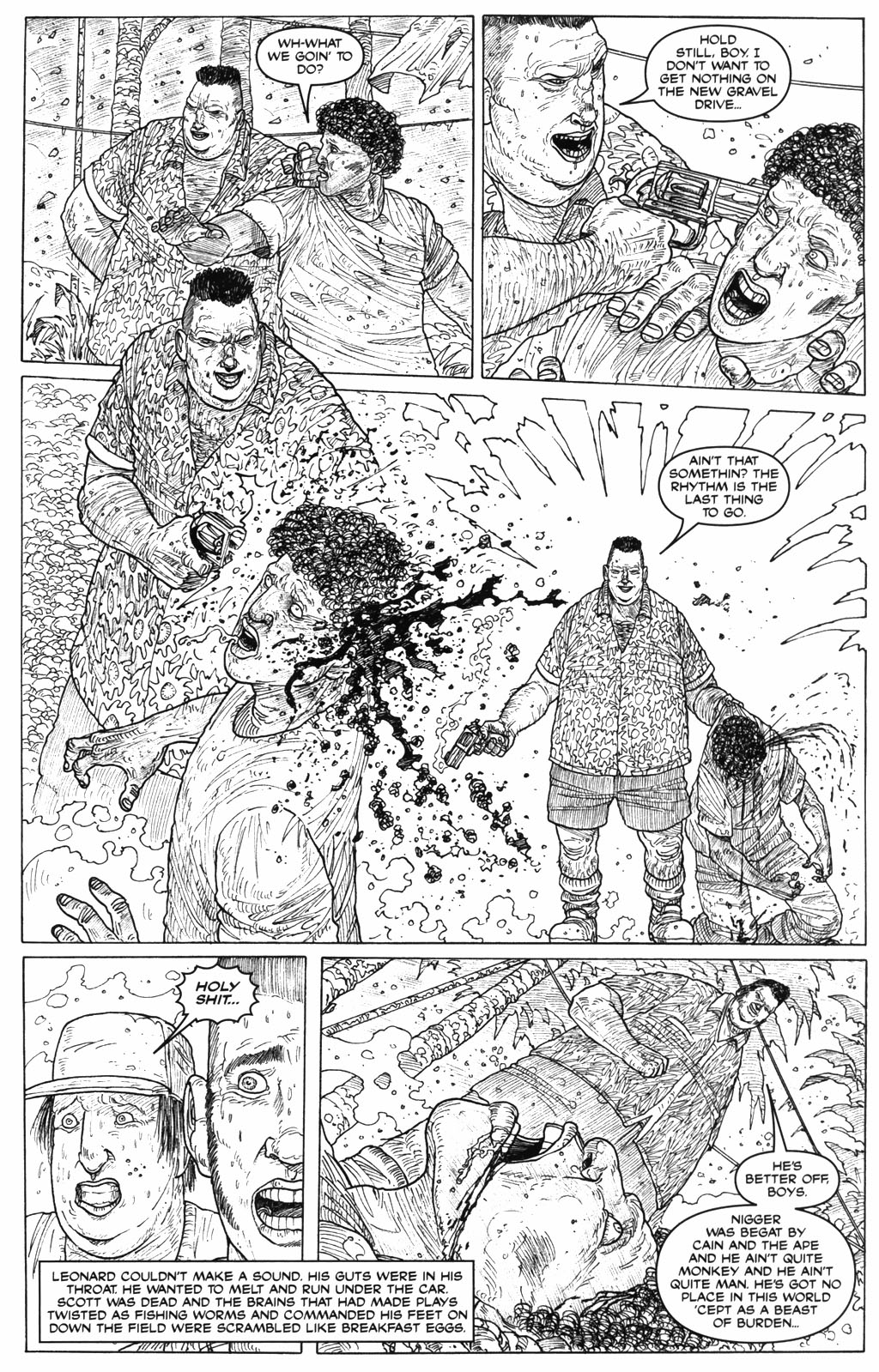 Read online Joe R. Lansdale's By Bizarre Hands comic -  Issue #5 - 15