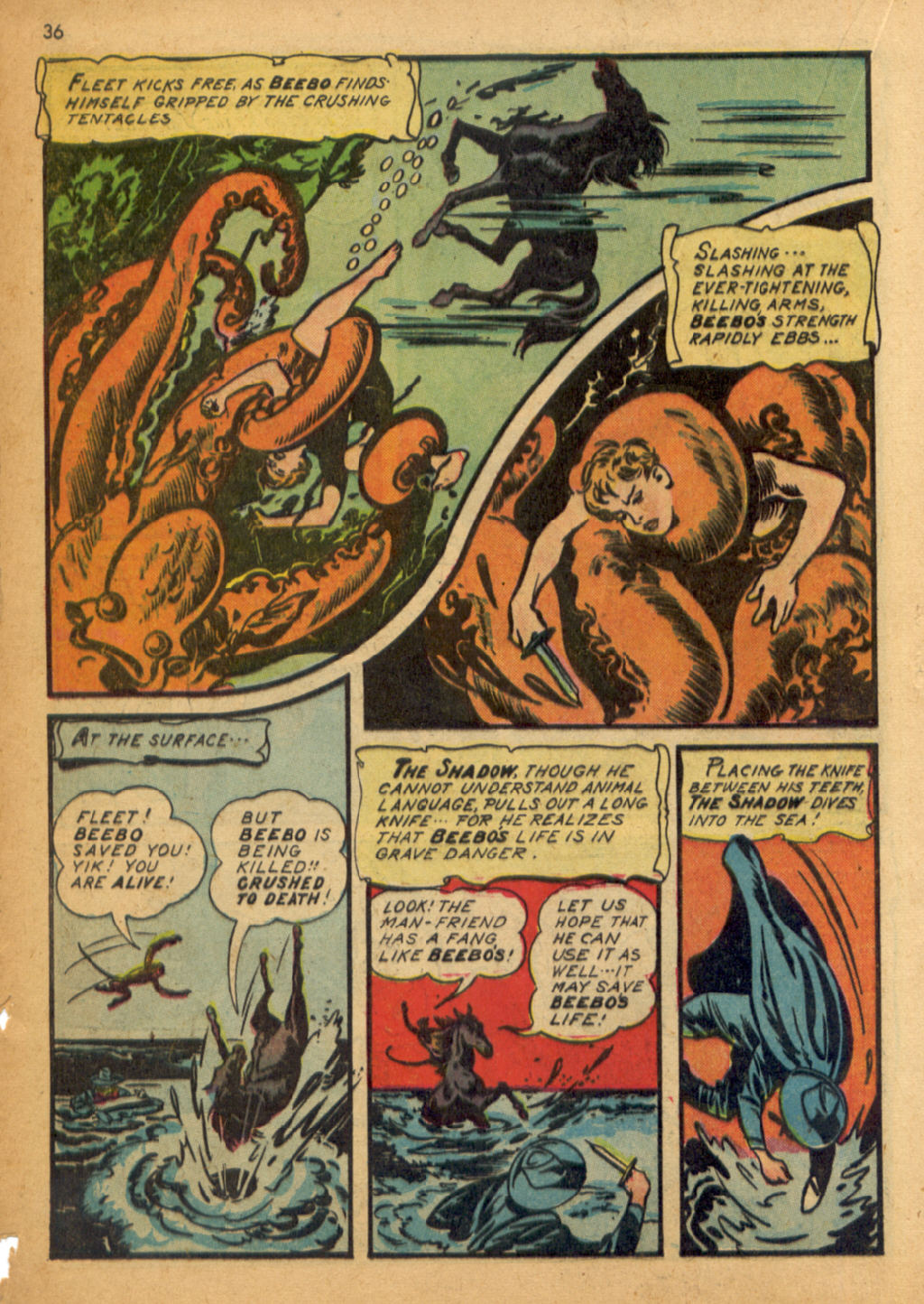 Read online Shadow Comics comic -  Issue #32 - 37