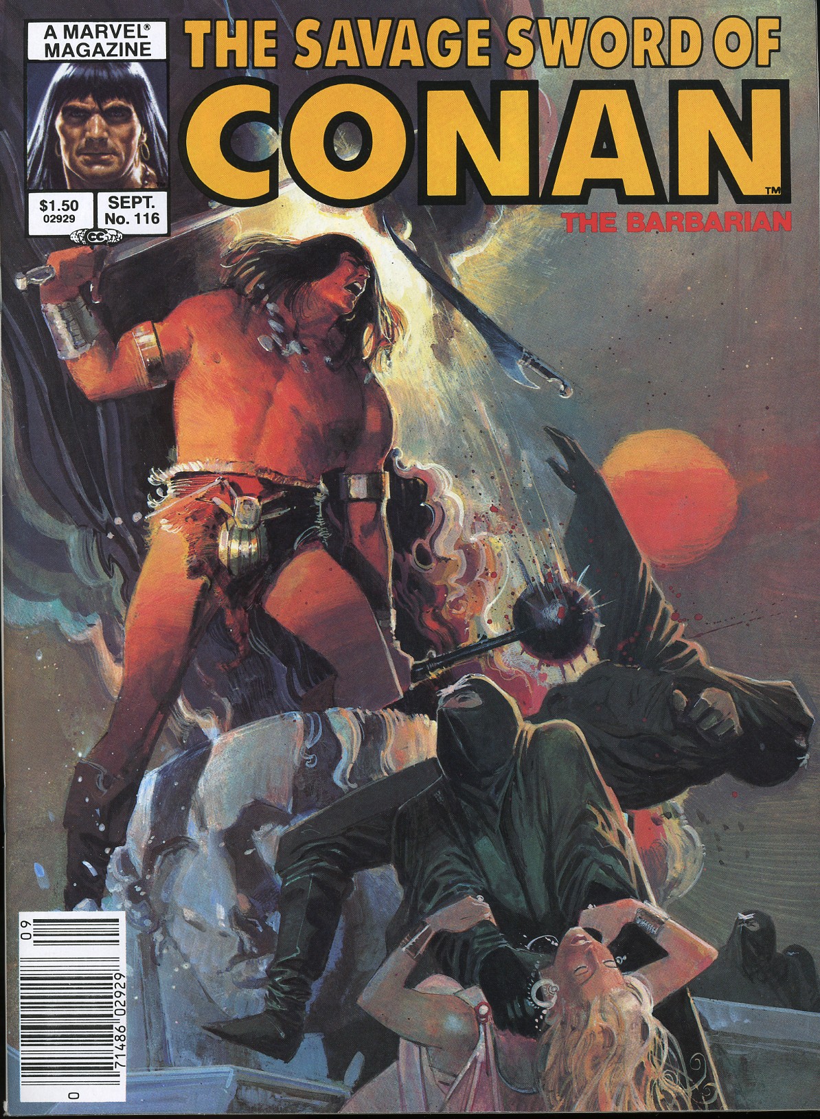 Read online The Savage Sword Of Conan comic -  Issue #116 - 1