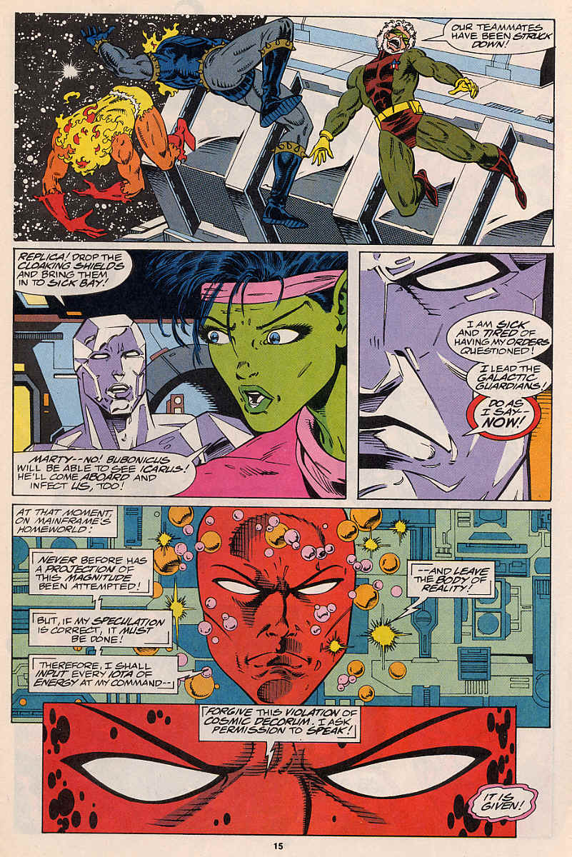 Read online Guardians of the Galaxy (1990) comic -  Issue #35 - 12