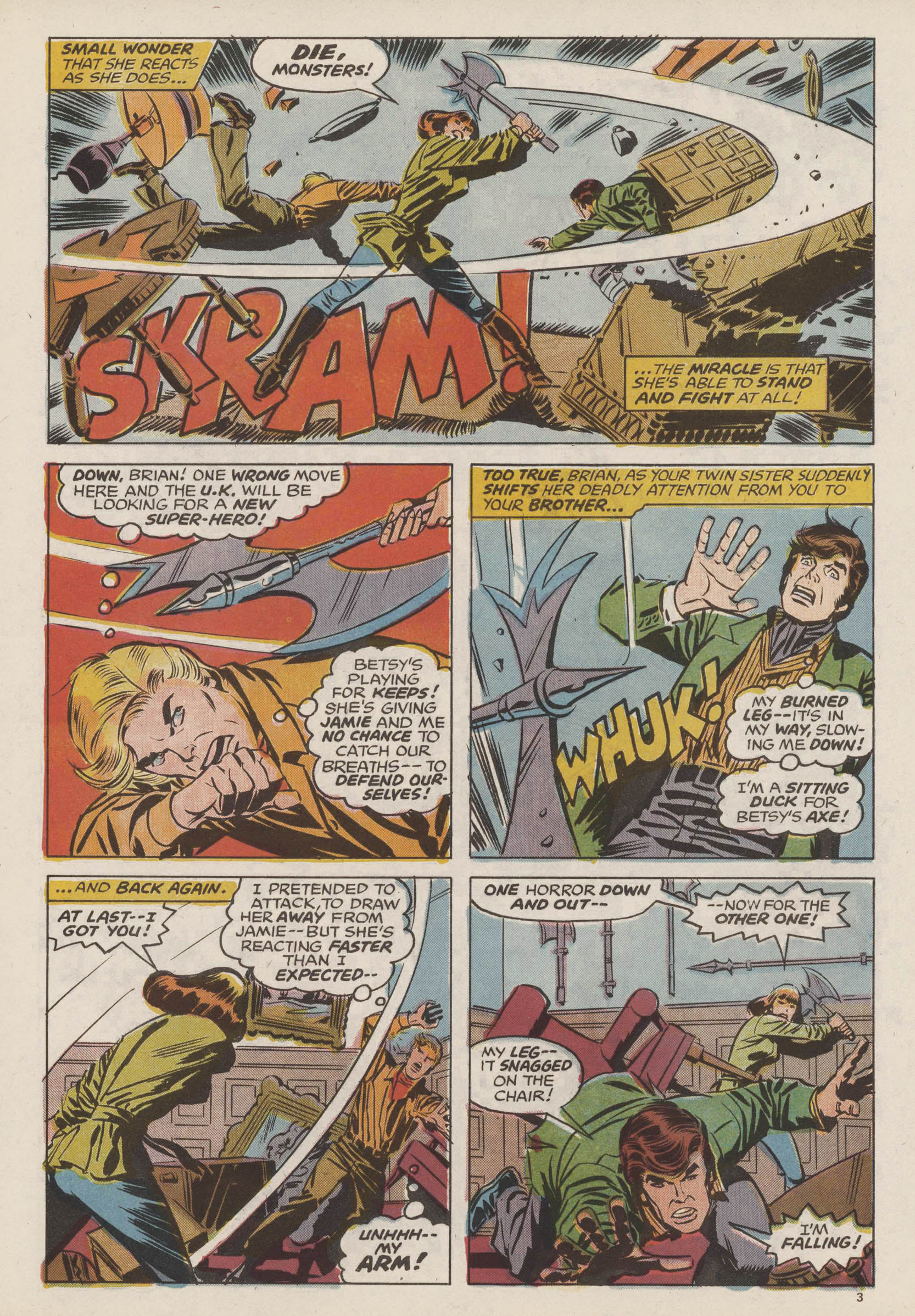 Read online Captain Britain (1976) comic -  Issue #10 - 3