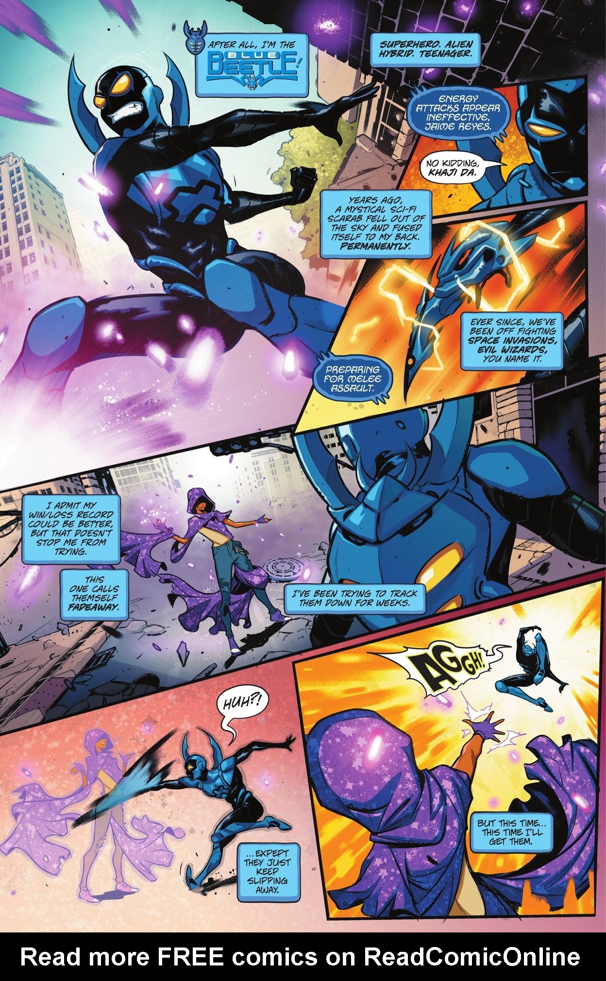 Read online Blue Beetle: Graduation Day comic -  Issue #1 - 4