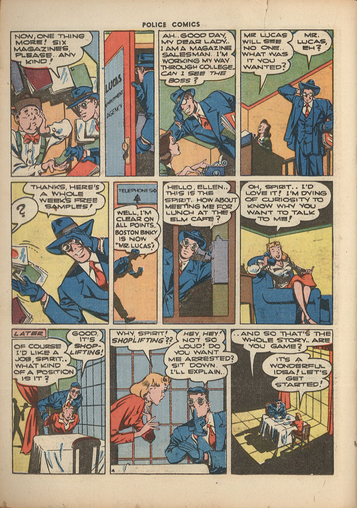 Read online Police Comics comic -  Issue #43 - 34