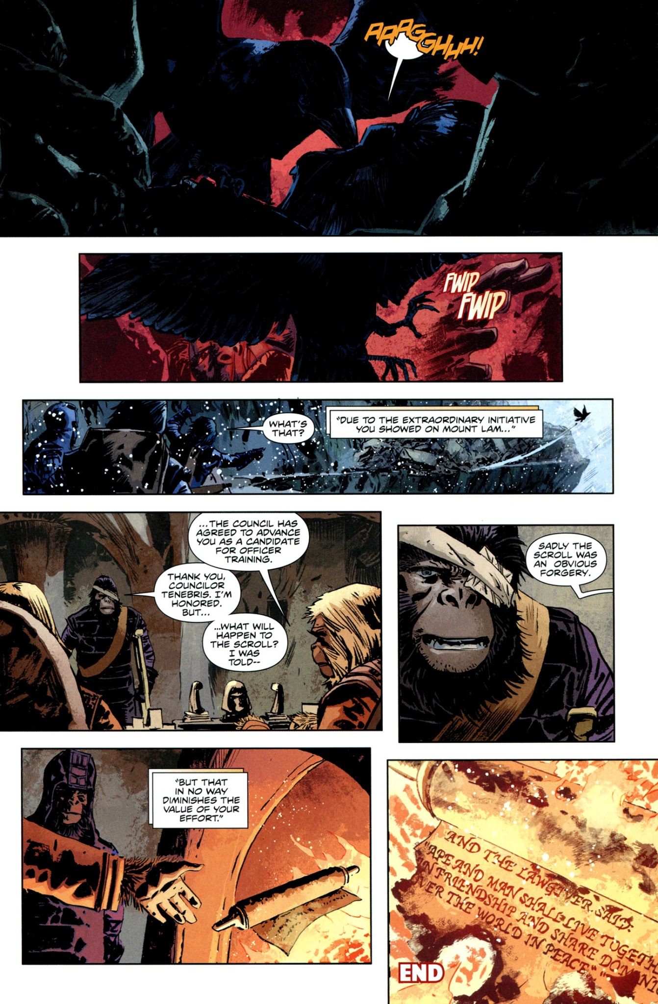 Read online Planet of the Apes (2011) comic -  Issue # _Annual 1 - 34