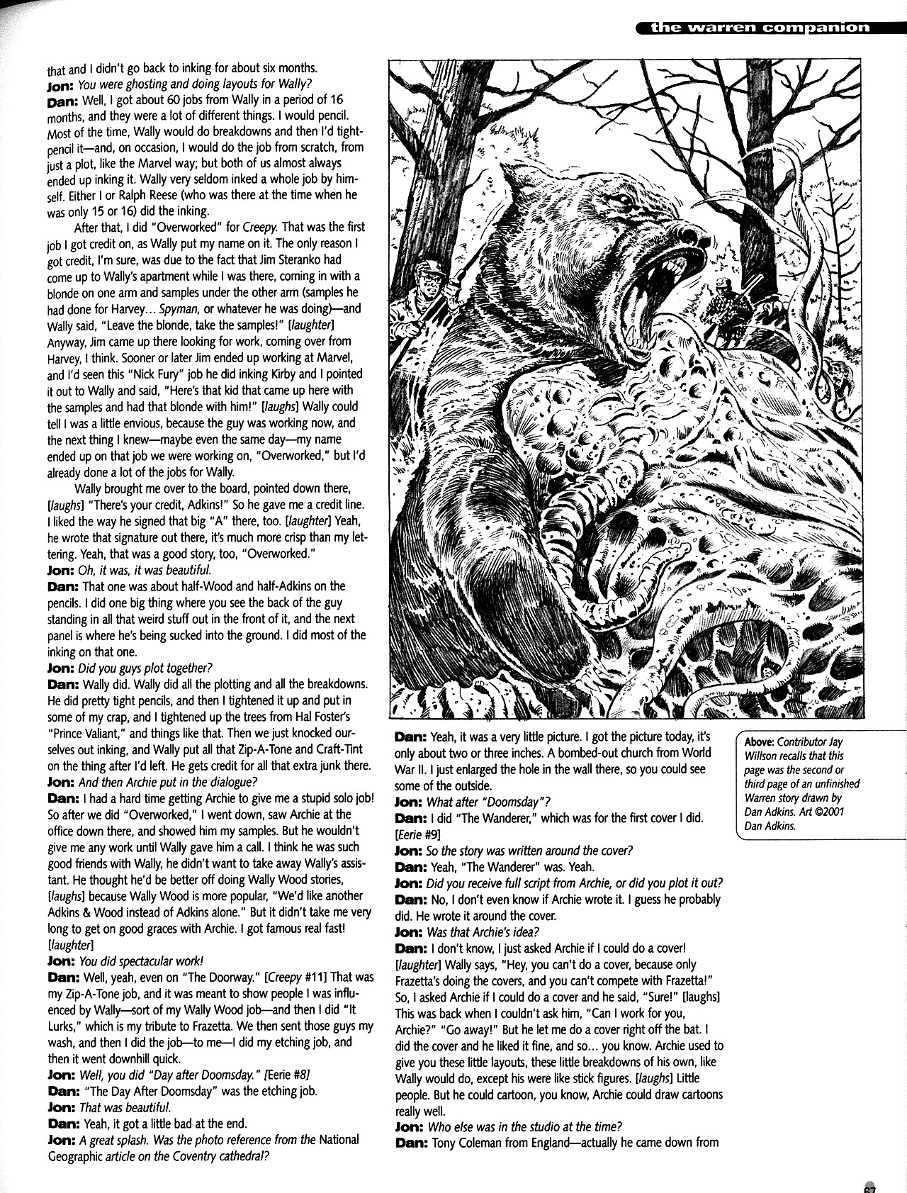 Read online Warren Companion comic -  Issue # TPB (Part 1) - 67