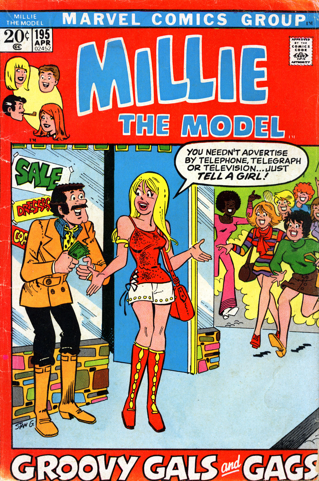 Read online Millie the Model comic -  Issue #195 - 1