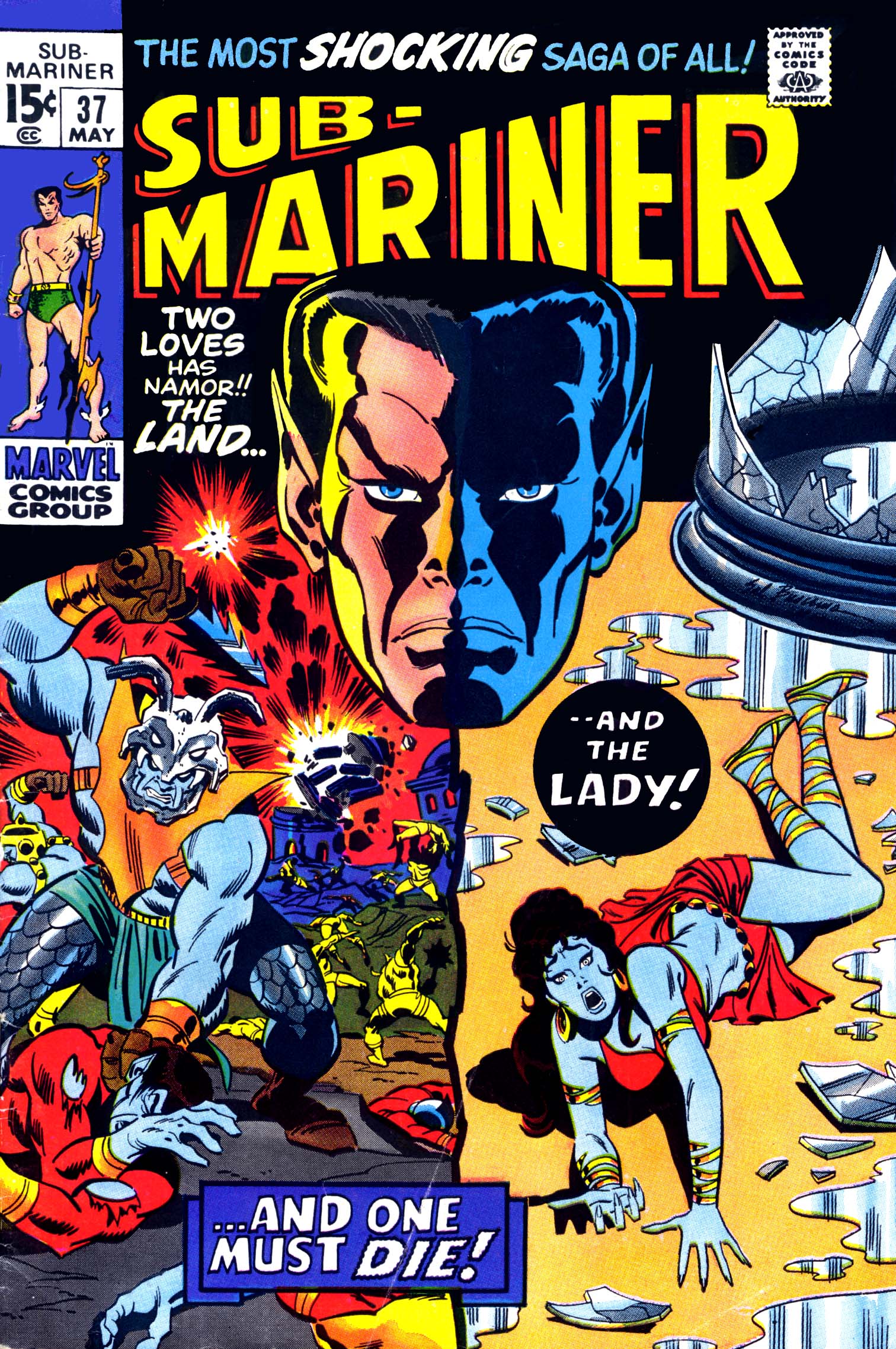 Read online The Sub-Mariner comic -  Issue #37 - 1