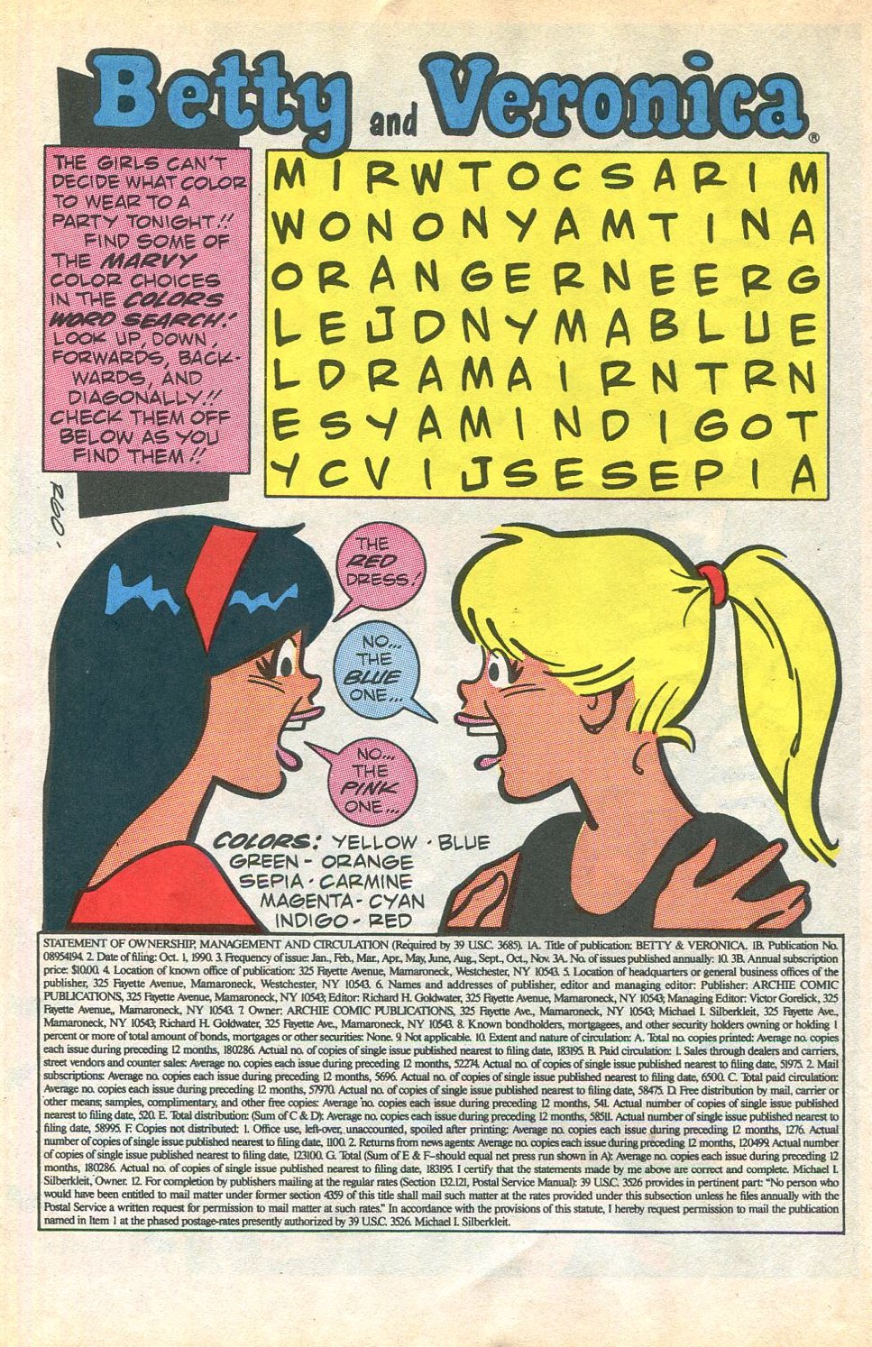 Read online Betty and Veronica (1987) comic -  Issue #39 - 10