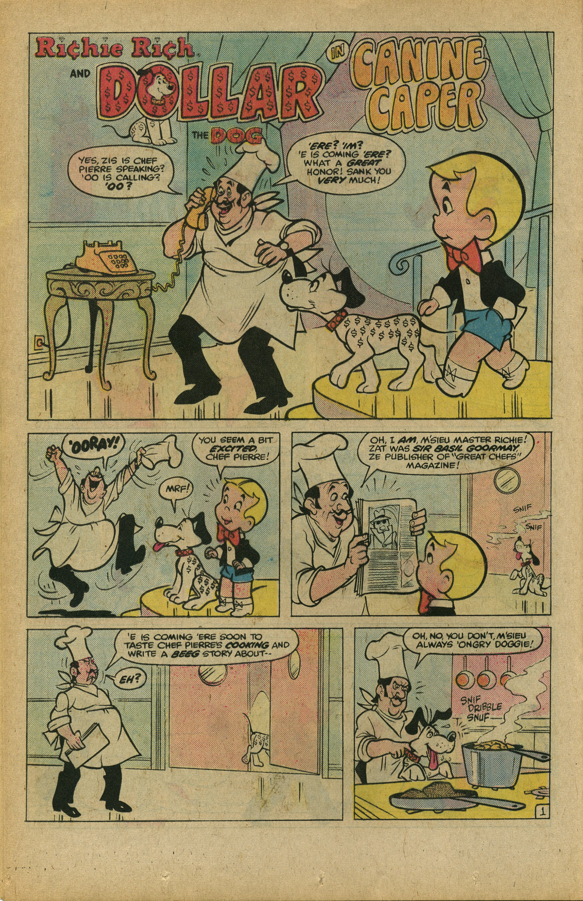 Read online Richie Rich & Dollar the Dog comic -  Issue #1 - 24