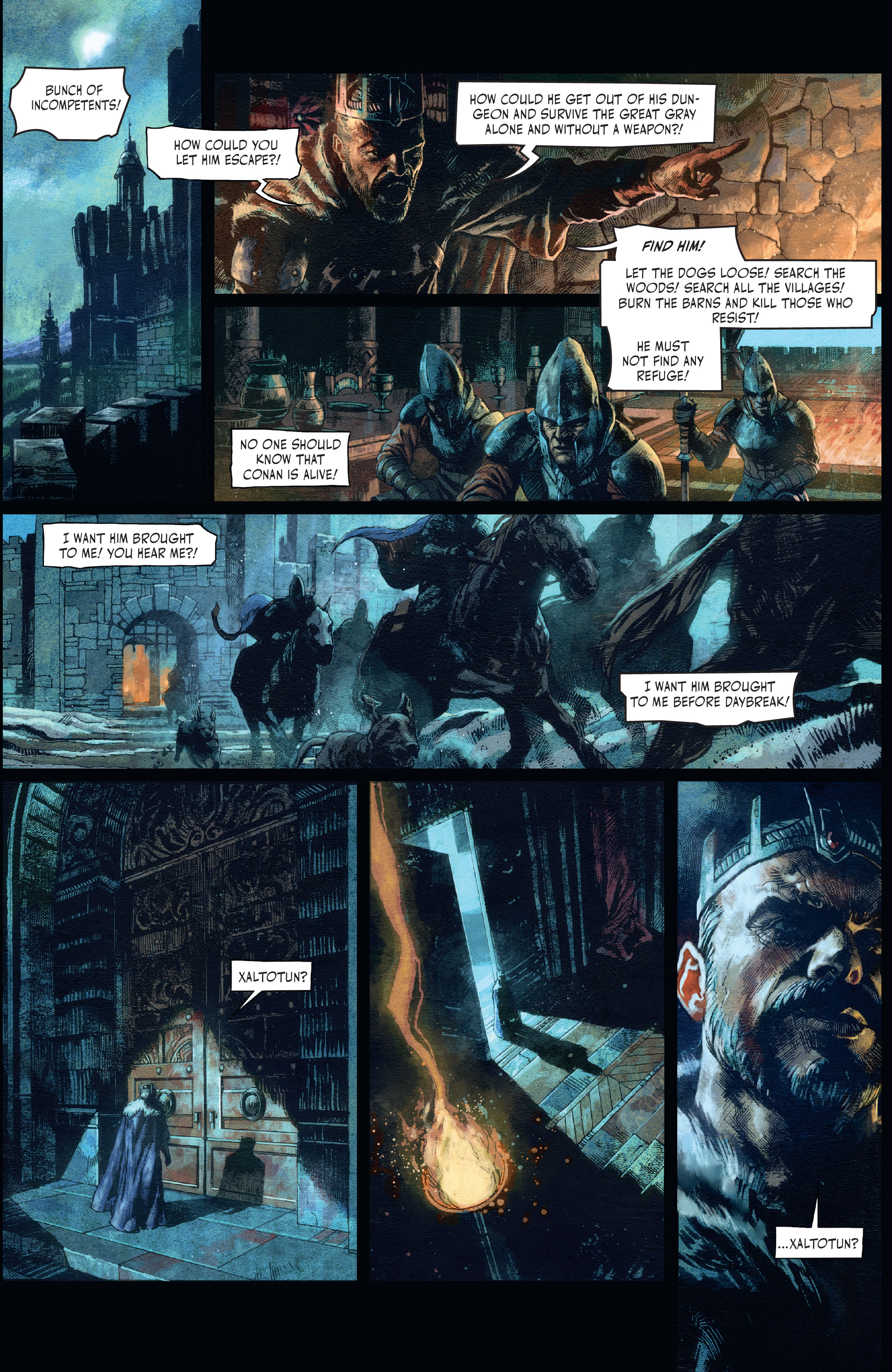 Read online The Cimmerian: Hour of the Dragon comic -  Issue #2 - 8