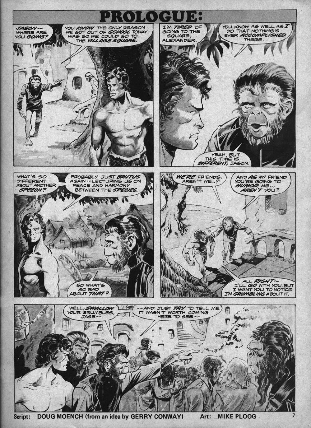 Read online Planet of the Apes comic -  Issue #1 - 7