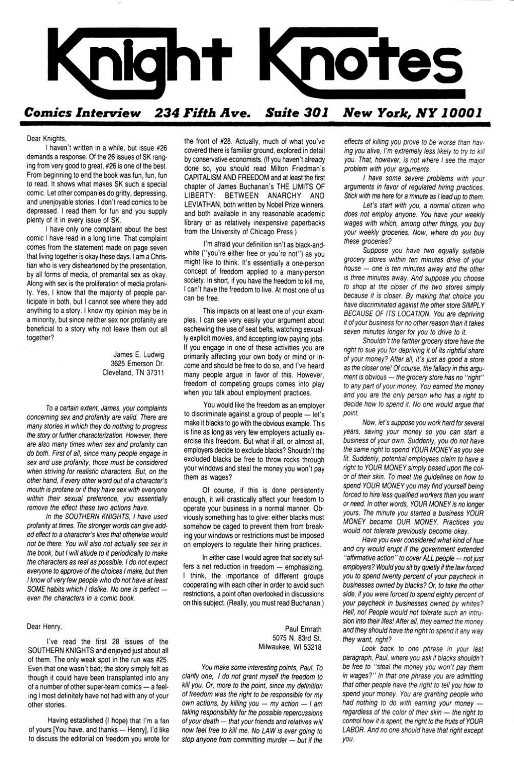 Read online Southern Knights comic -  Issue #32 - 2